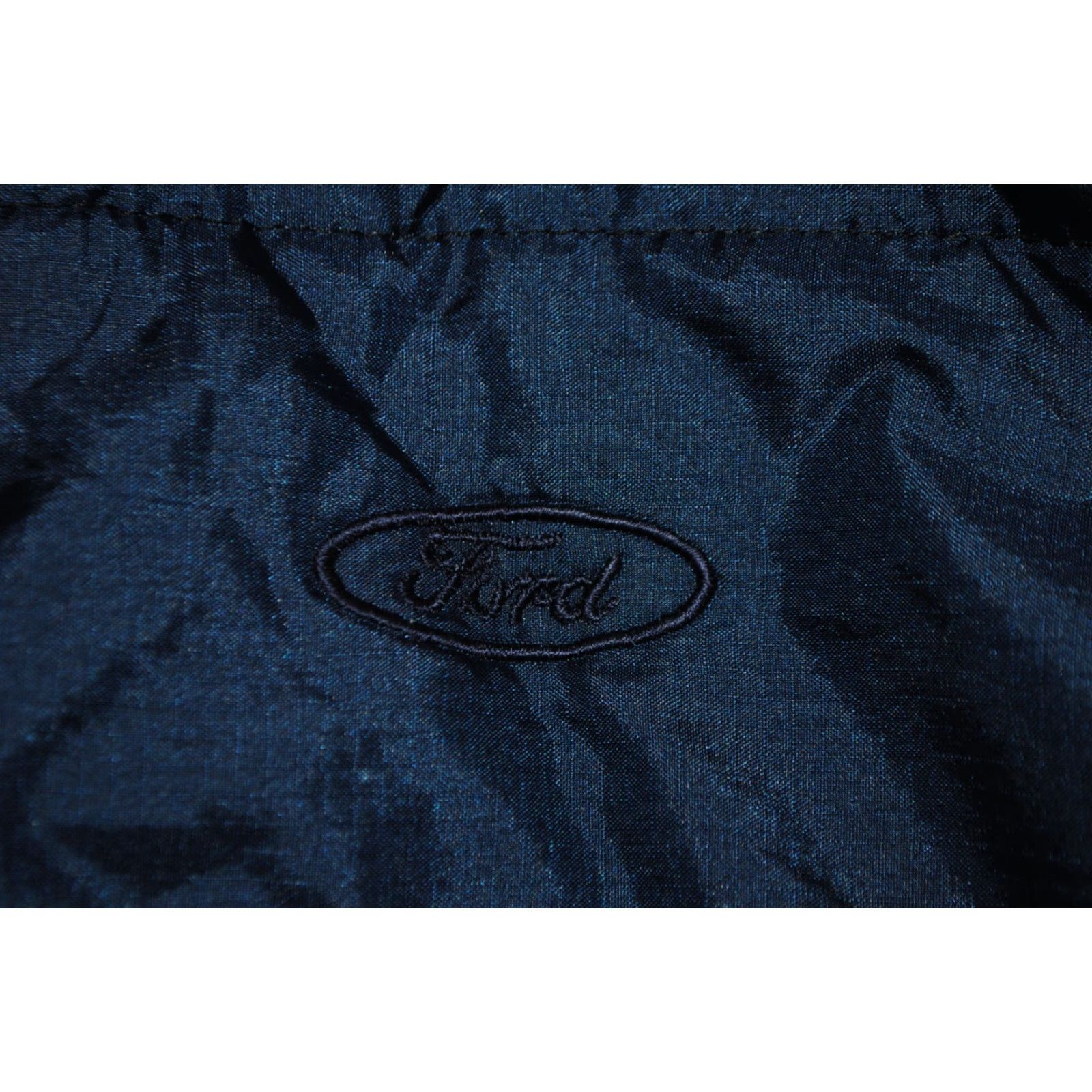Ford FORD Jacket Bomber Nylon Zip Blue Men’s M Vintage 70's 80's Retro 80s Flap Buttoms? Size US M / EU 48-50 / 2 - 5 Thumbnail