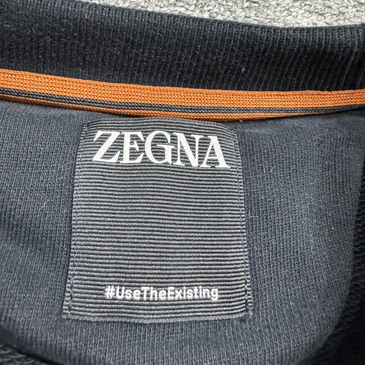 Ermenegildo Zegna Zegna 1101 Logo Print Hoodie 52 Size US L / EU 52-54 / 3 - 2 Thumbnail