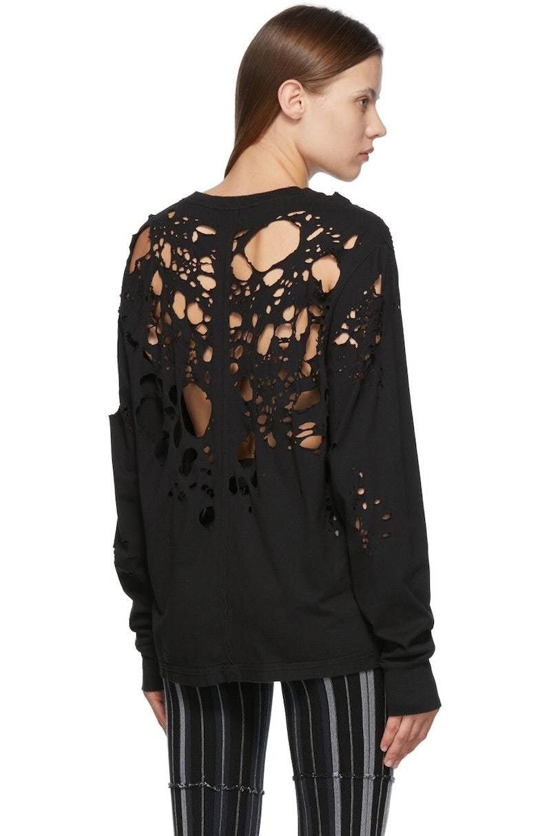 Eckhaus Latta Eckhaus Latta DISTRESSED LAPPED LONG SLEEVE Size US M / EU 48-50 / 2 - 2 Thumbnail