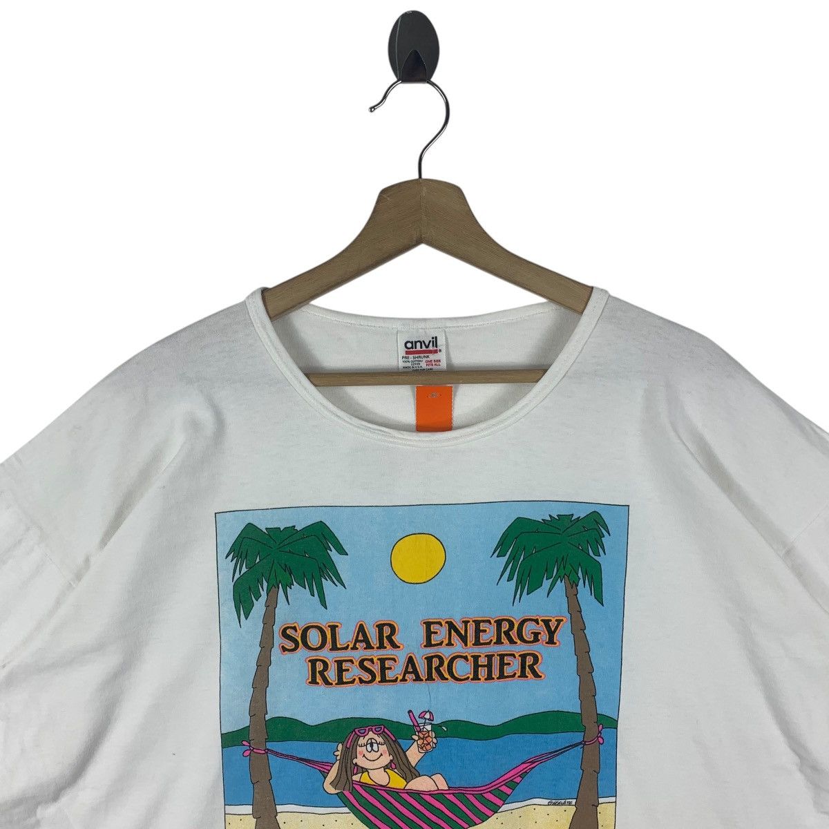Vintage Vintage 90s SOLAR ENERGY hawaii big logo Surfing tee Size US XL / EU 56 / 4 - 2 Thumbnail