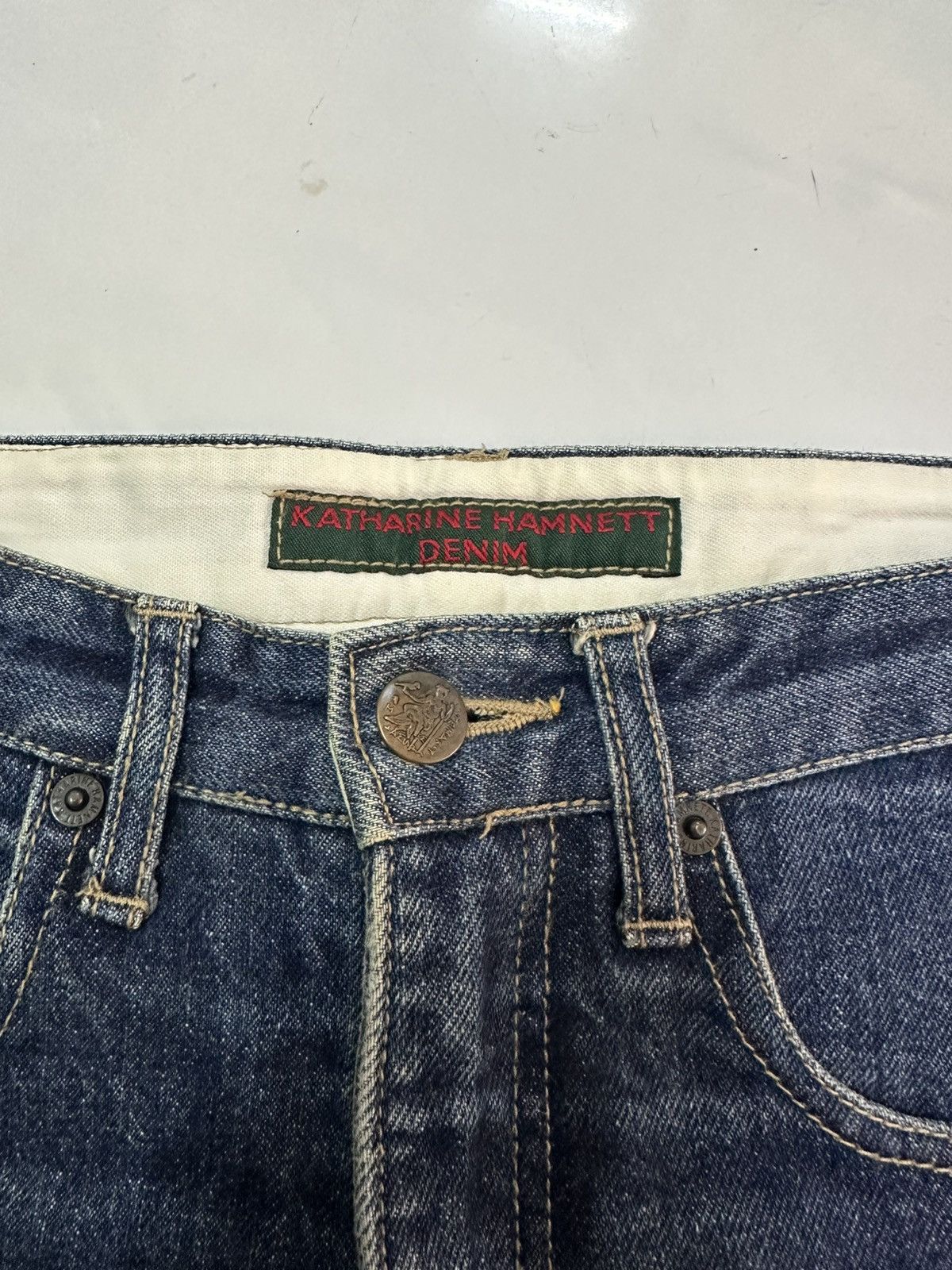 Katharine Hamnett London Vintage KATHARINE HAMNETT DENIM London Jeans Size US 27 - 10 Thumbnail