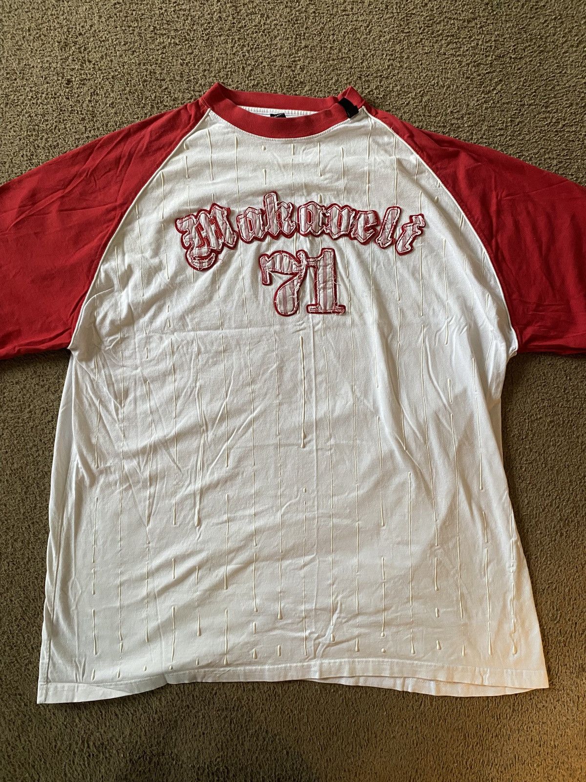 Makaveli RARE Vintage makaveli (Tupac) 71 T-Shirt 90s Rap Hip Hop XXL Size US XXL / EU 58 / 5 - 1 Thumbnail