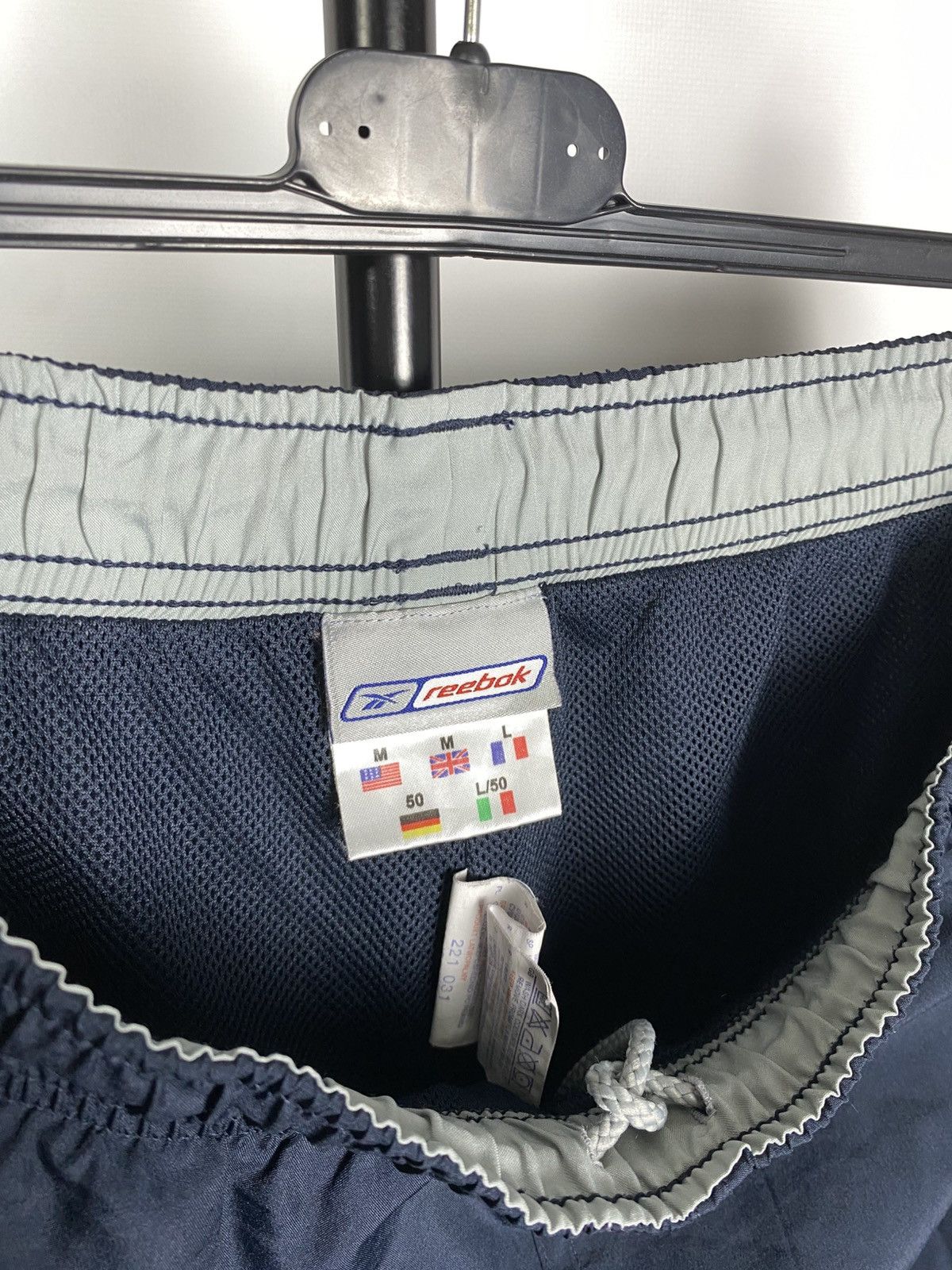 Reebok × Vintage Reebok Vintage Track Pants Nylon Y2K Drill Men’s M Size Size US 34 / EU 50 - 5 Thumbnail