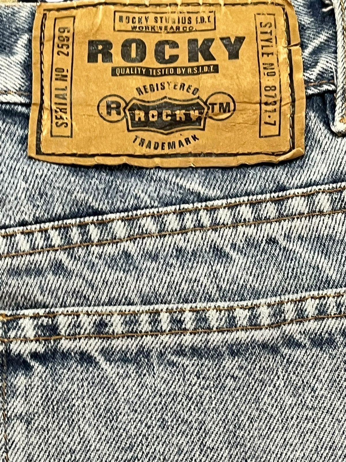 A$AP Rocky Vintage Rocky Faded Flare Bell Bottom Denim Size US 26 / EU 42 - 7 Thumbnail