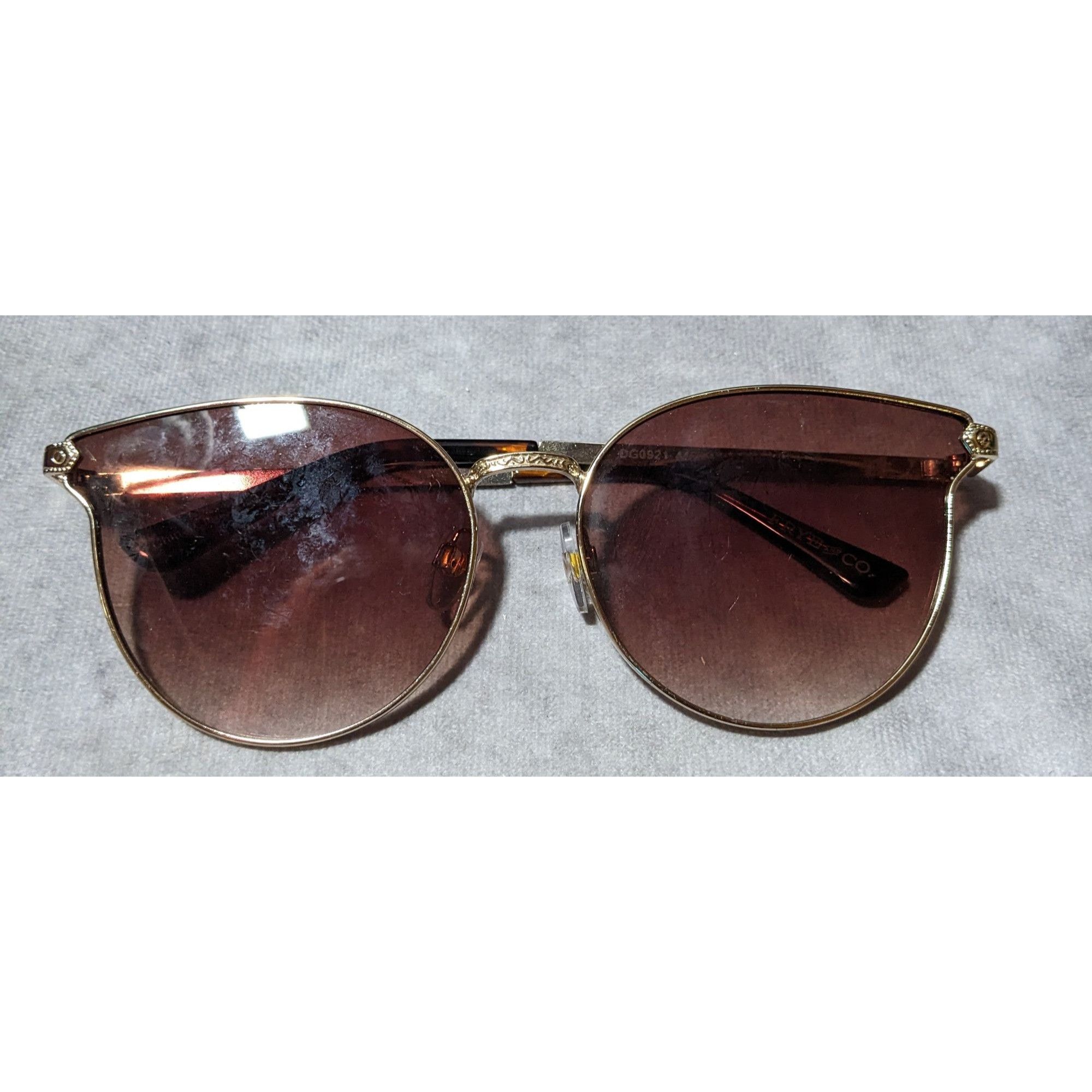 Other Frye & Co. Gold And Tortoise DG0921 Sunglasses Size ONE SIZE - 4 Thumbnail