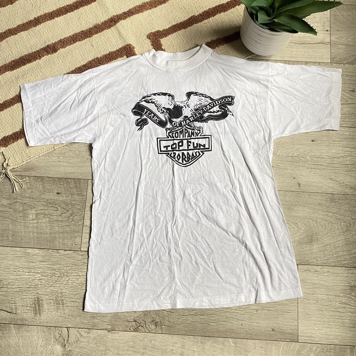 VINTAGE 1992 YEARS OF HARLEY DAVIDSON TOP FUN MALLORCA TEE