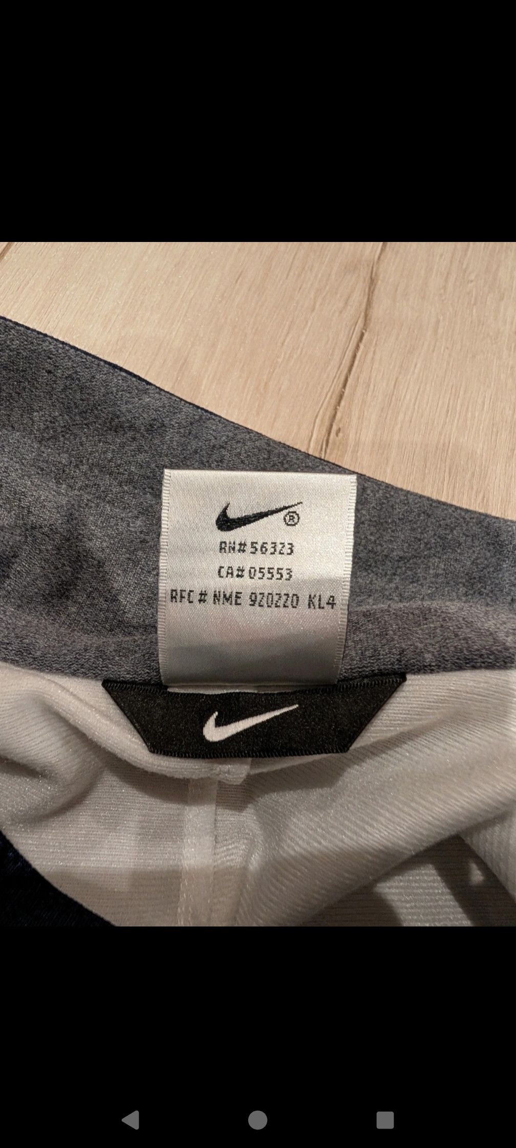 Nike × Vintage Nike Vintage 1990's Navy, White, Grey & Yellow Size US L / EU 52-54 / 3 - 3 Thumbnail