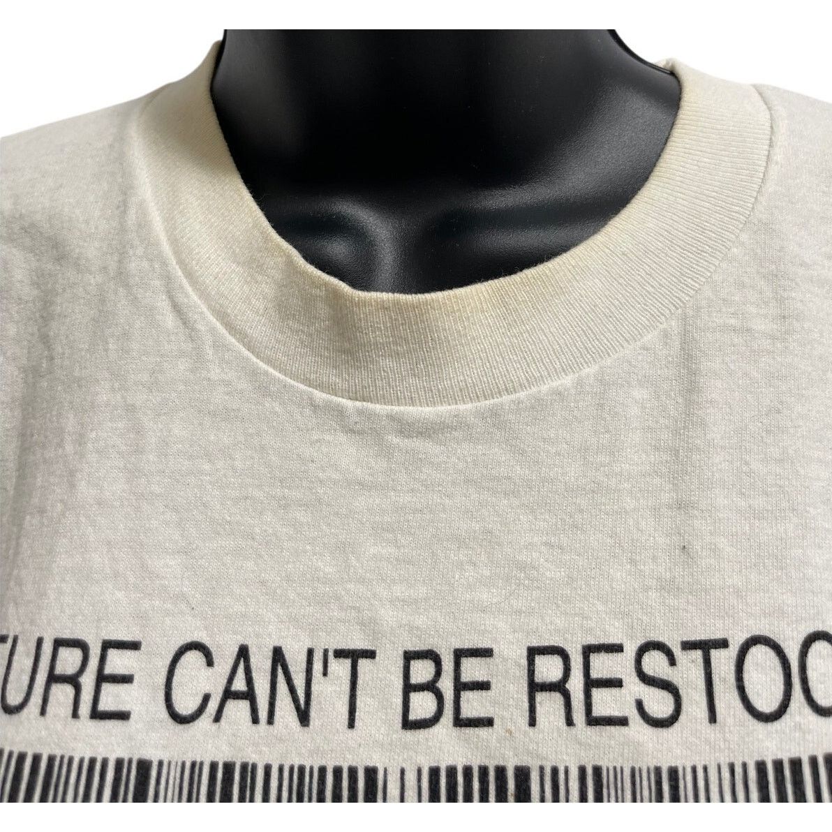 Vintage Vintage 90's Nature Can't Be Restocked Graphic T-Shirt Size US L / EU 52-54 / 3 - 2 Thumbnail