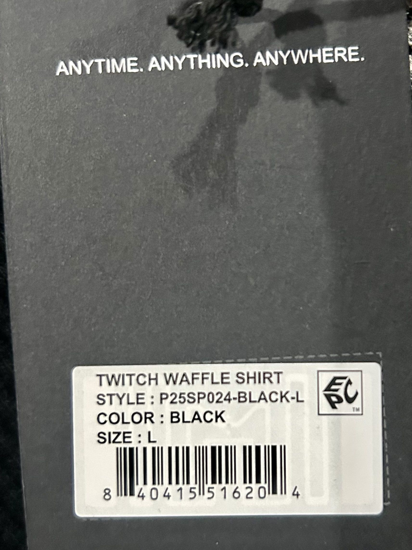 Pleasures PLEASURES Twitch Waffle Shirt - Black Size Large Size US L / EU 52-54 / 3 - 18 Thumbnail
