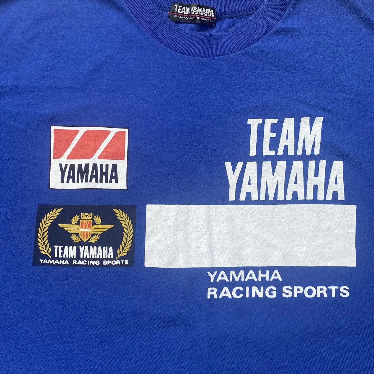 Vintage Team Yamaha Racing Sports Tshirt