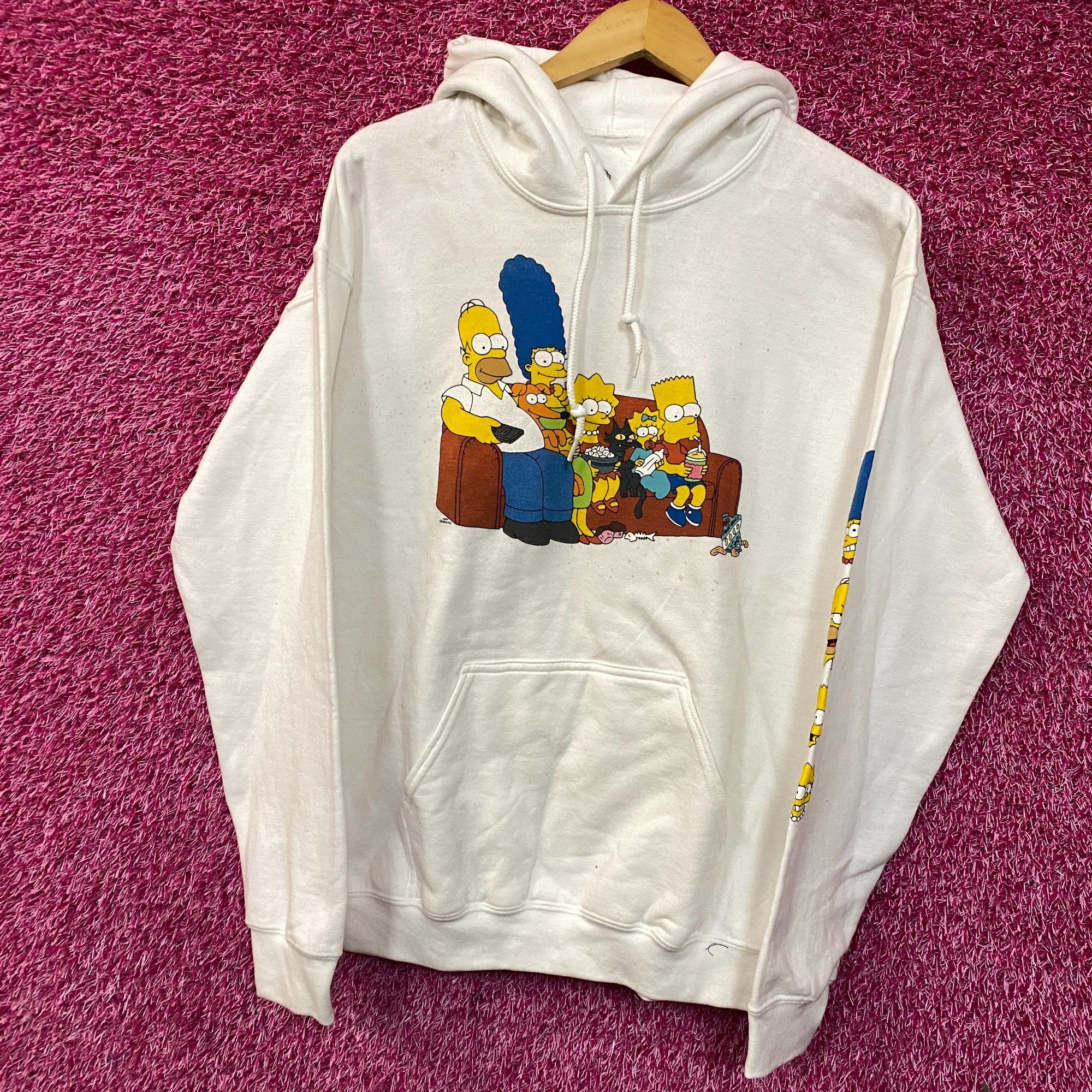 The Simpsons The Simpsons Classic Family Couch Pull Over Hoodie Medium Size US M / EU 48-50 / 2 - 3 Thumbnail