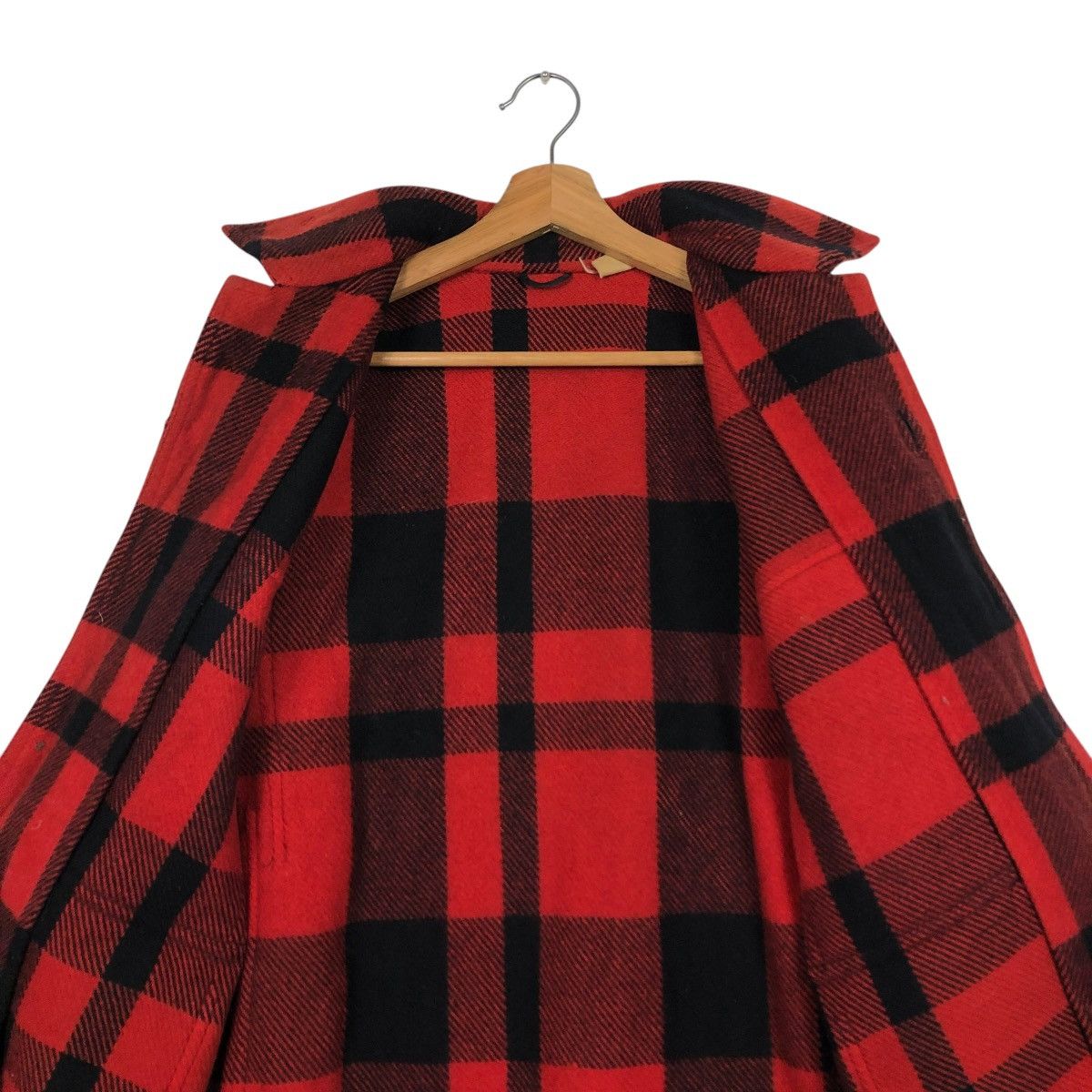Japanese Brand 🔥VINTAGE WOOL CHORE JACKET MACKINAW KC SPORT FILSON TARTAN Size US M / EU 48-50 / 2 - 16 Thumbnail