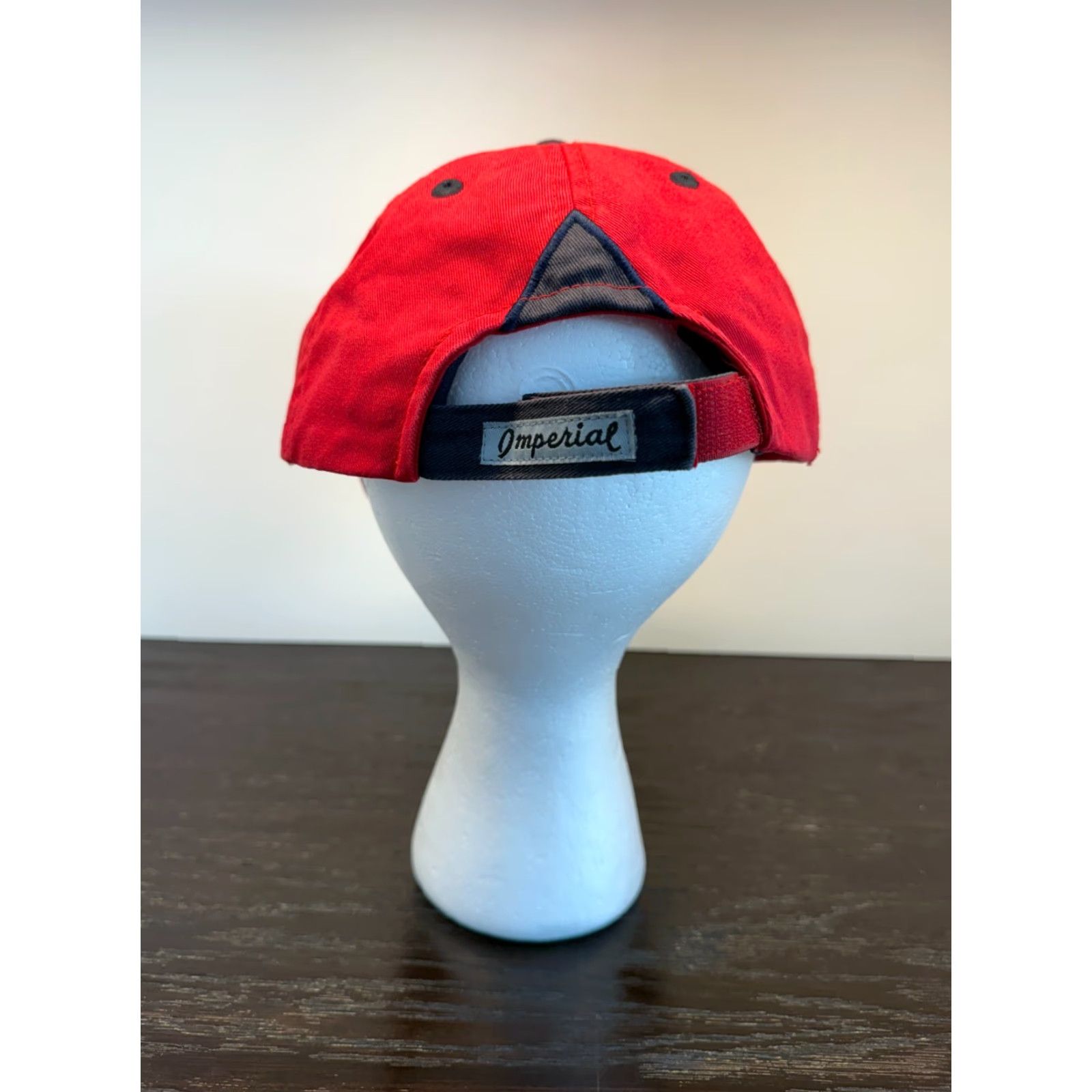 Imperial Imperial Hat Mens One Size Red Twill Adjustable Ryder Cup Golf Baseball Cap Sports Size ONE SIZE - 4 Thumbnail