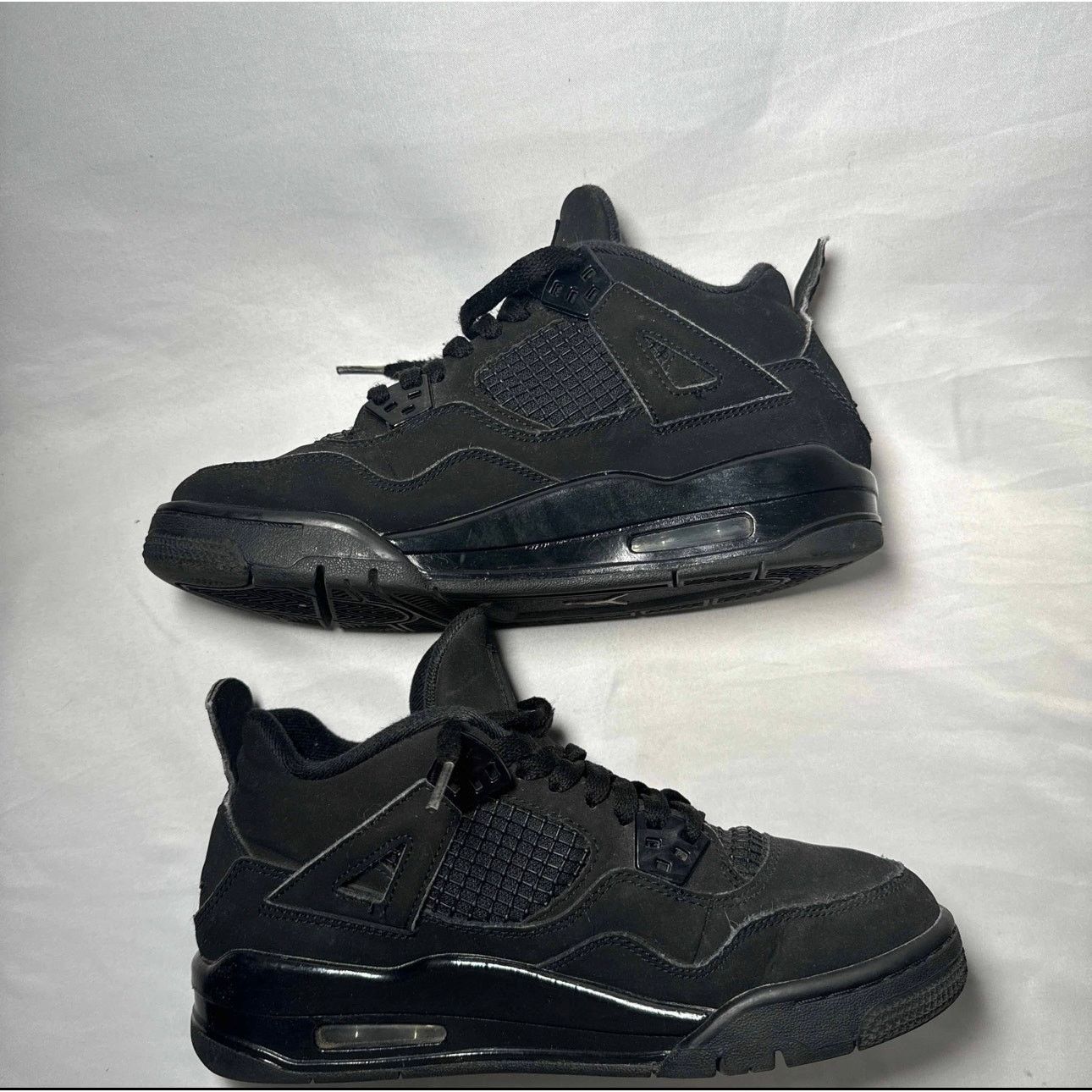 Jordan Brand × Nike Size 6 Nike Air Jordan 4 Retro GS Black Cat 2020 Men's Shoes Size US 6 / EU 39 - 3 Thumbnail