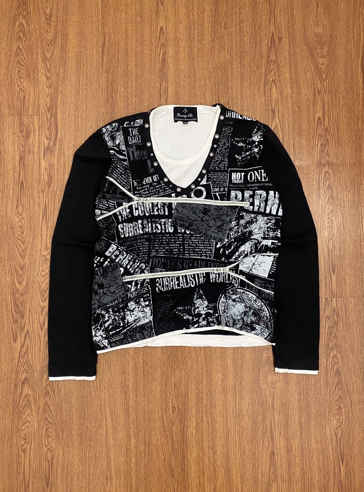 If Six Was Nine Berning Sho zipper punk tee Size US M / EU 48-50 / 2 - 3 Thumbnail