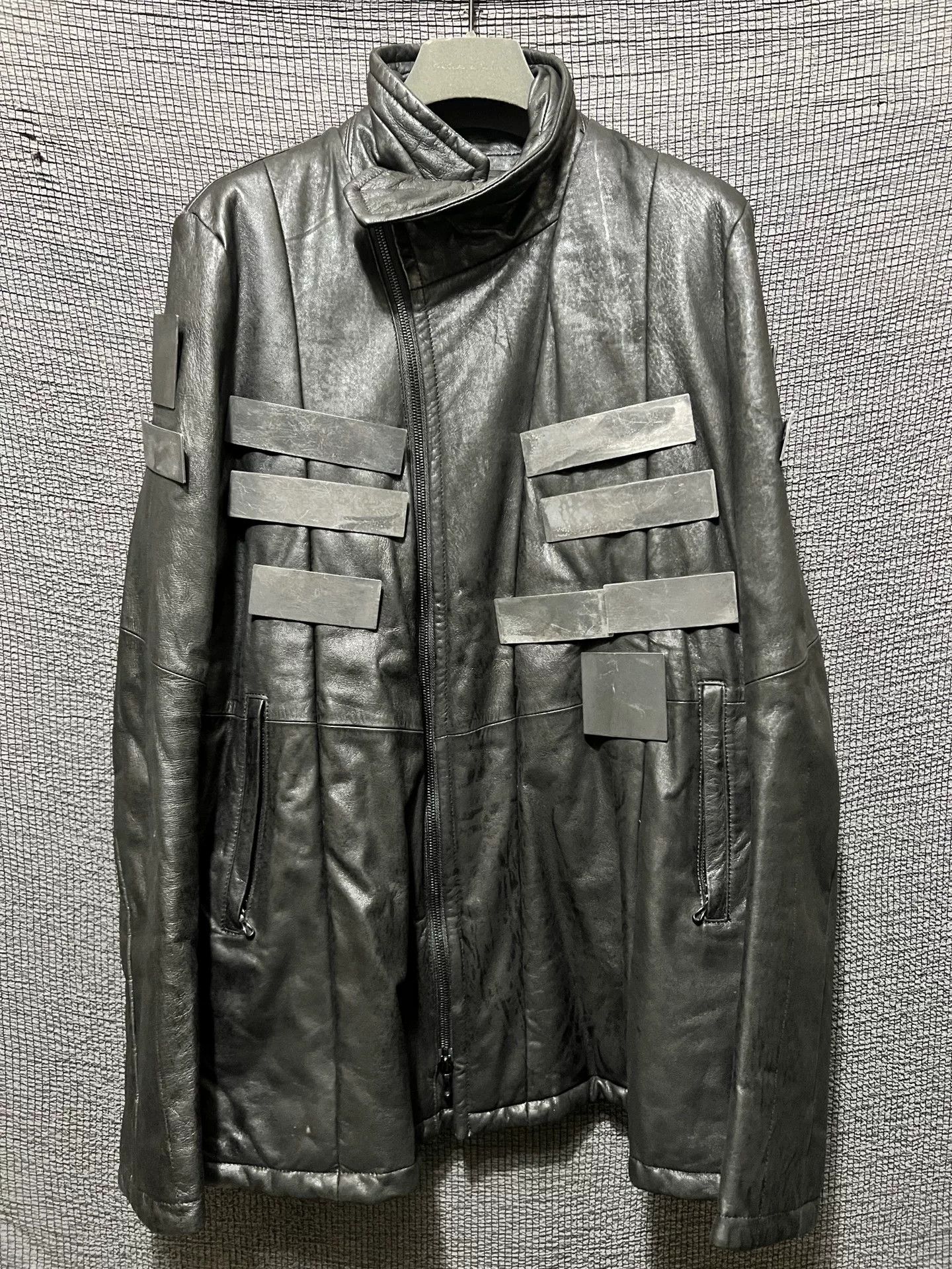 Julius avant-garde leather jacket with metal elements Size US M / EU 48-50 / 2 - 1 Thumbnail