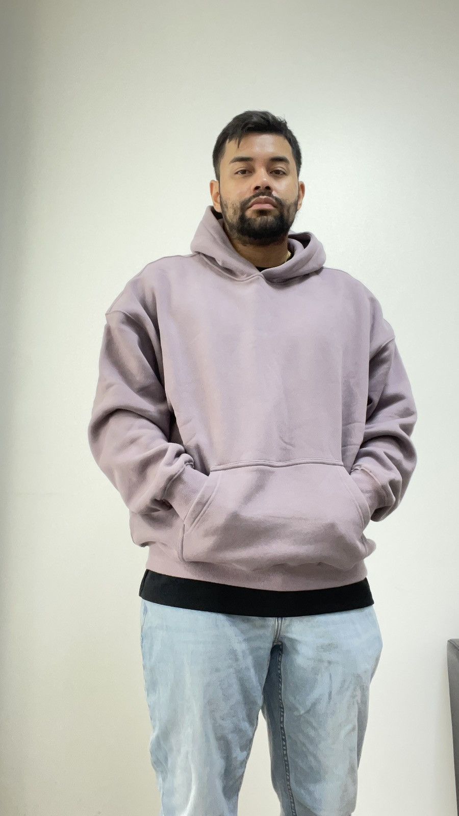 Japanese Brand × Vintage Lilac Purple Heavy Hoodie Size US XL / EU 56 / 4 - 3 Thumbnail