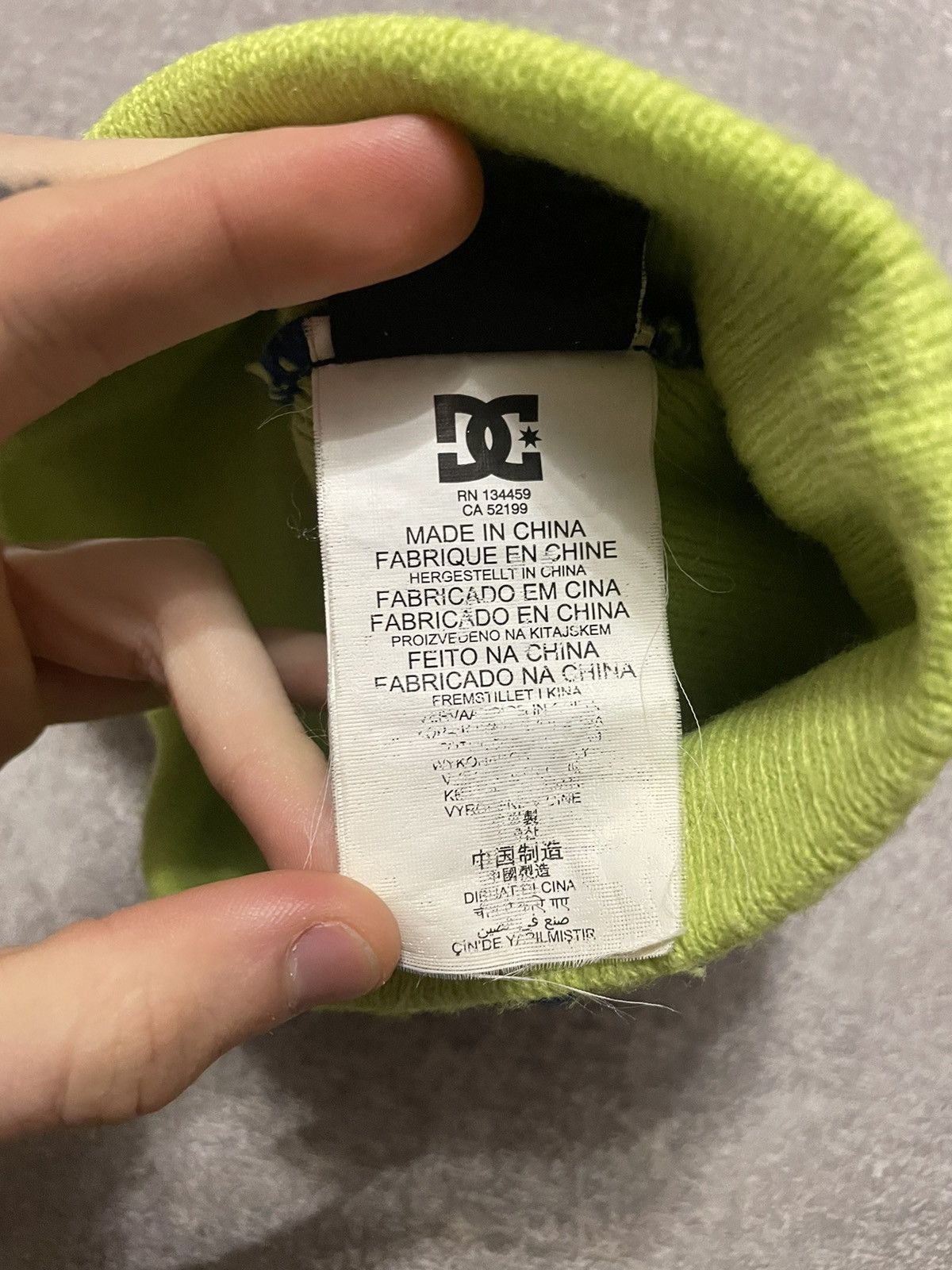 DC Vintage DC Big Logo Rap Hat Sk8 Size ONE SIZE - 6 Thumbnail