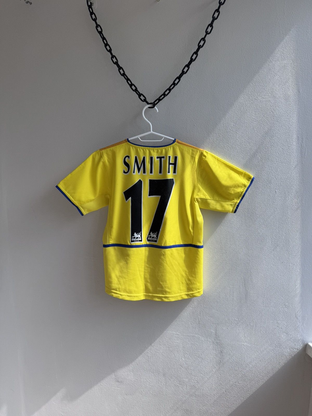 Nike LEEDS 2000 2001 2002 SMITH #17 FOOTBALL SHIRT SOCCER JERSEY Size US XXS / EU 40 - 13 Thumbnail