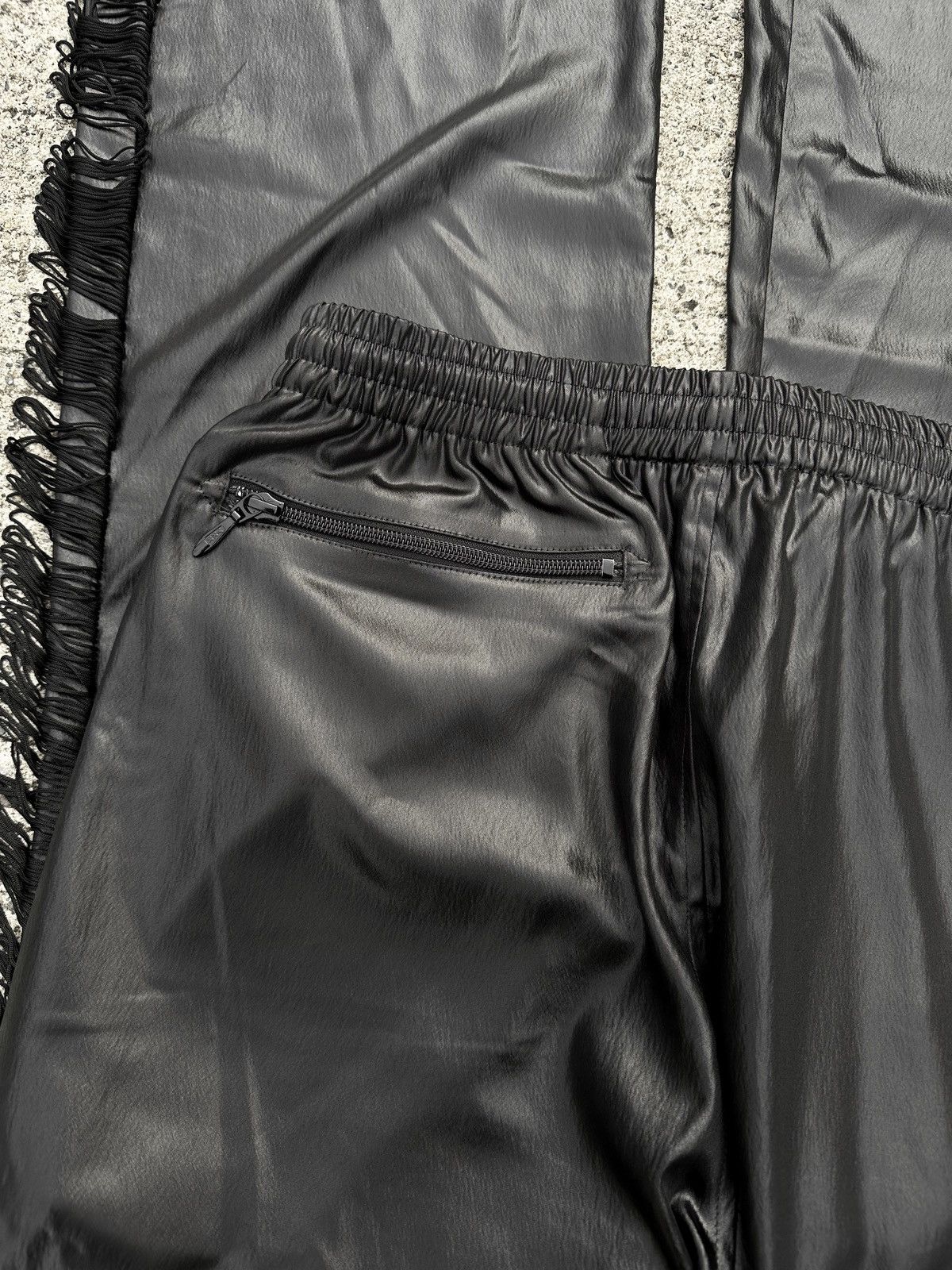 Needles Needles SS23 Black Fringe Bootcut Pants Size US 32 / EU 48 - 14 Thumbnail