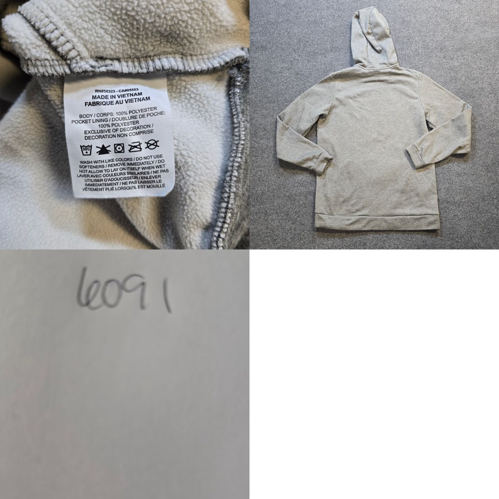 Nike Nike Sweatshirt Mens Hoodie Gray Logo Drifit Pockets Pullover Regular M Size US M / EU 48-50 / 2 - 8 Thumbnail