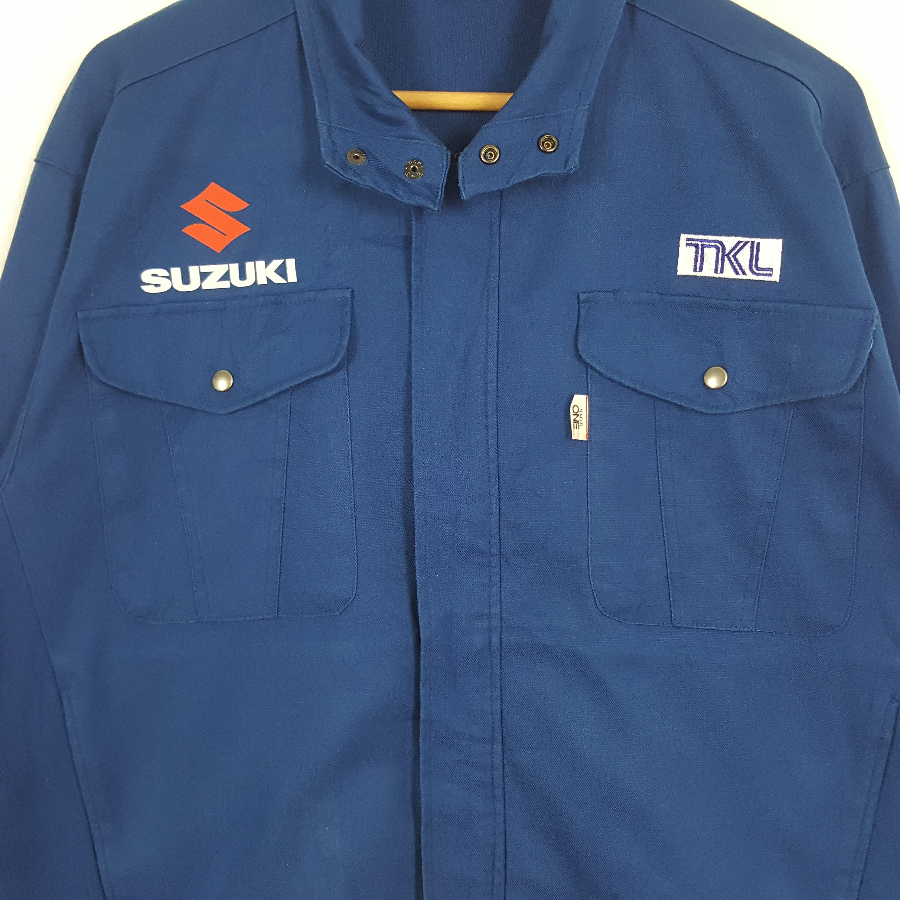 Japanese Brand Vintage Suzuki Japanese Motorsports Staff Jacket Size US L / EU 52-54 / 3 - 4 Thumbnail