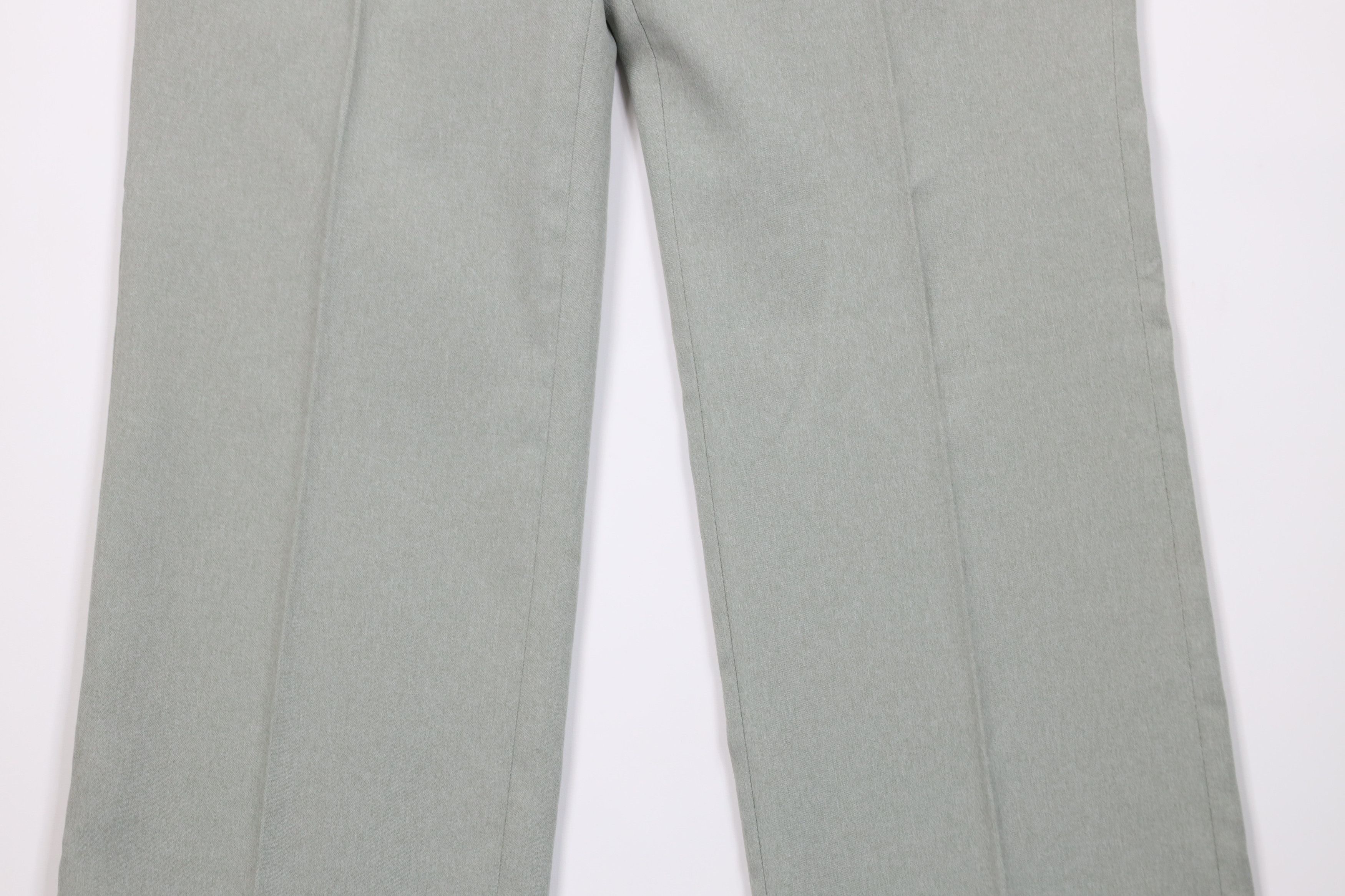 Vintage Vintage 70s Streetwear Wide Leg Chino Pants Light Green USA Size US 32 / EU 48 - 3 Thumbnail