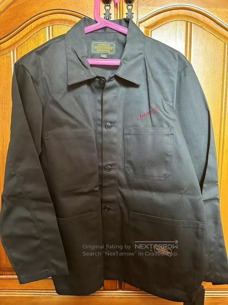 Neighborhood Neighborhood Black Work Jacket Size US L / EU 52-54 / 3 - 1 Thumbnail