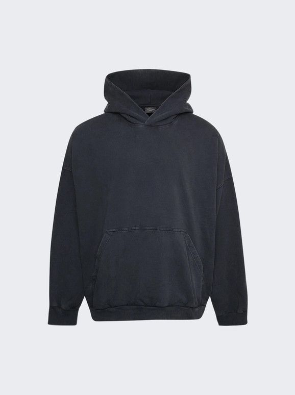 Balenciaga o1w1db11225 Large Fit Hoodie in Black Size US S / EU 44-46 / 1 - 1 Thumbnail