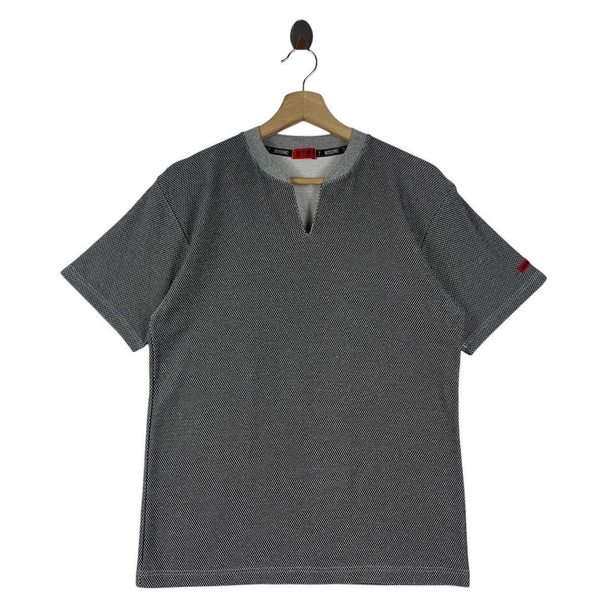Moschino × Vintage Vintage MOSCHINO jeans plain design designer tee Size US M / EU 48-50 / 2 - 1 Thumbnail