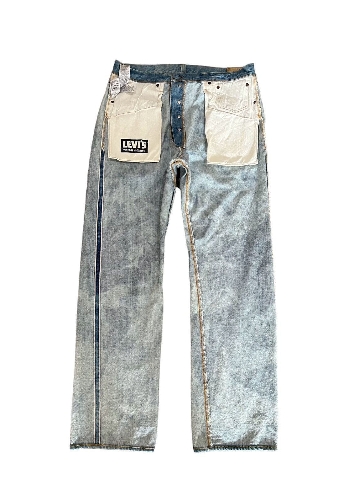 Levi's 🔥Rare🔥Levi’s 501XX Big E Redline Denim Made in Japan W36 L34 Size US 35 - 15 Thumbnail