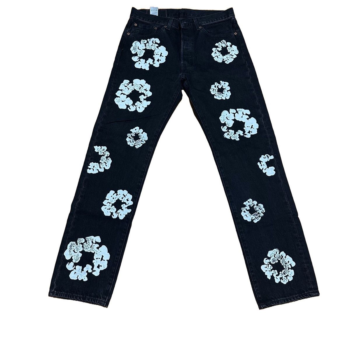 DENIM TEARS Denim Tears Cotton Wreath Jean Black | Grailed