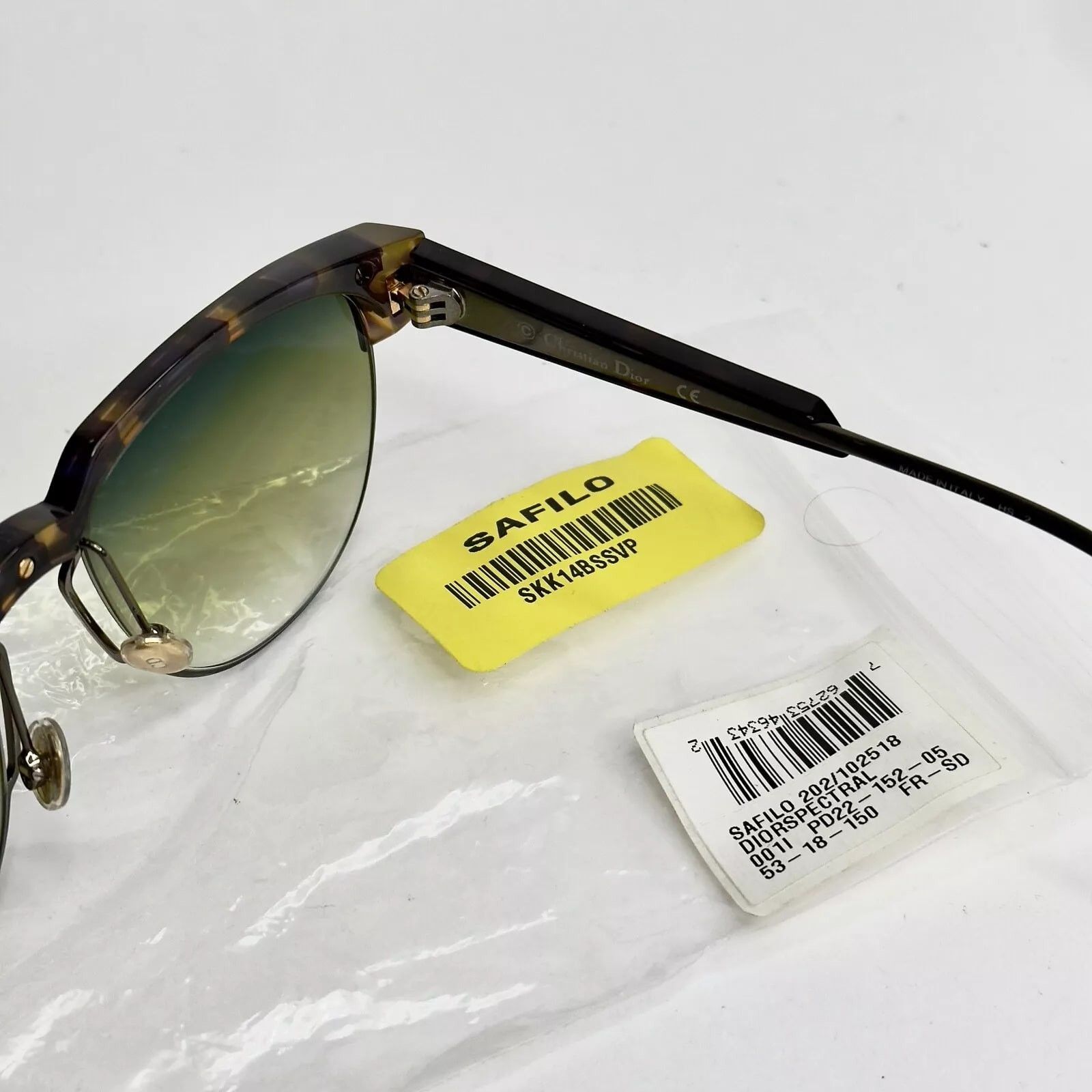 Christian Dior Monsieur CHRISTIAN DIOR SPECTRAL Brown Fashion Sunglass DIORSPECTRAL Size ONE SIZE - 7 Thumbnail