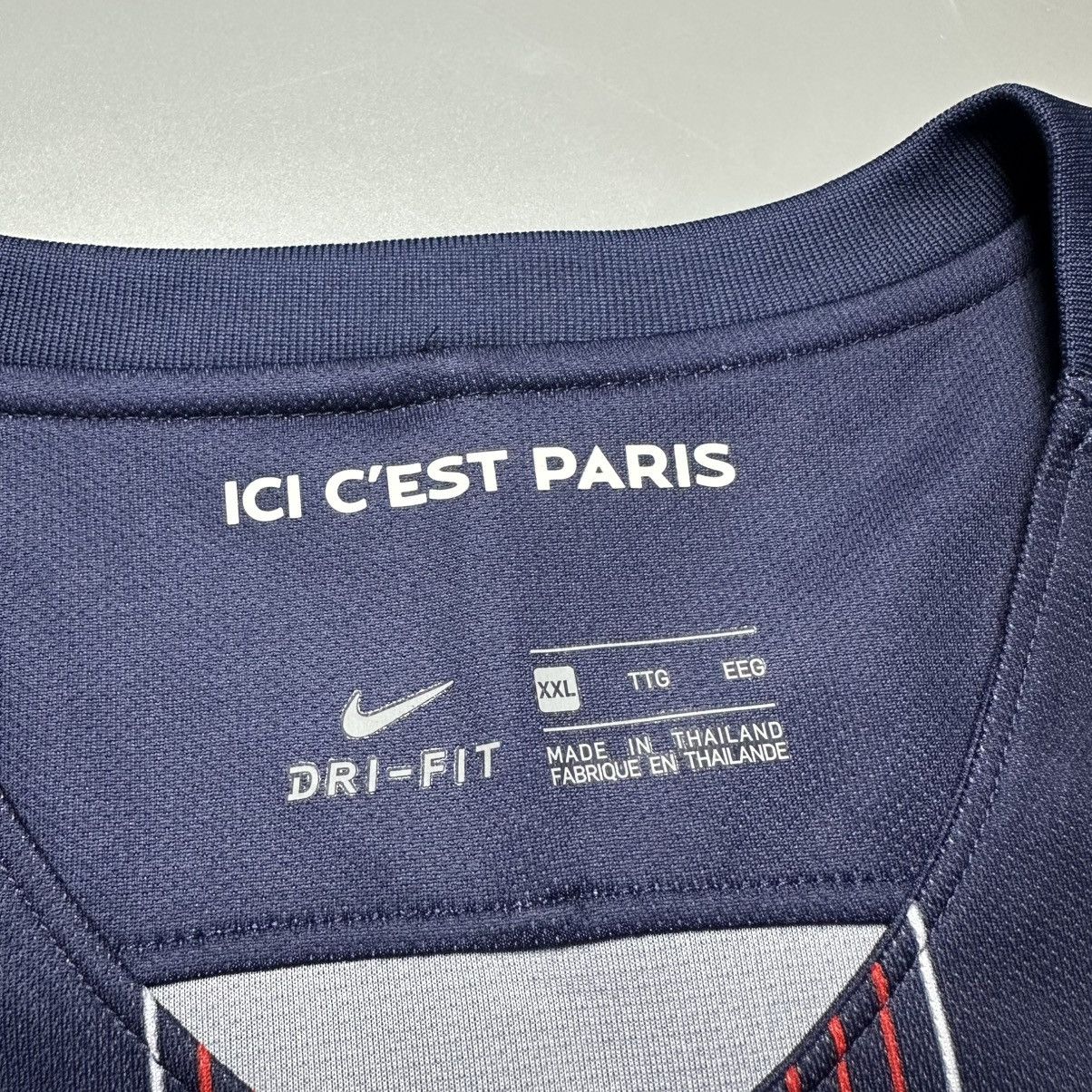 Nike PSG NIKE 2016/2017 FOOTBALL SOCCER HOME JERSEY #11 DI MARIA Size US XXL / EU 58 / 5 - 6 Thumbnail