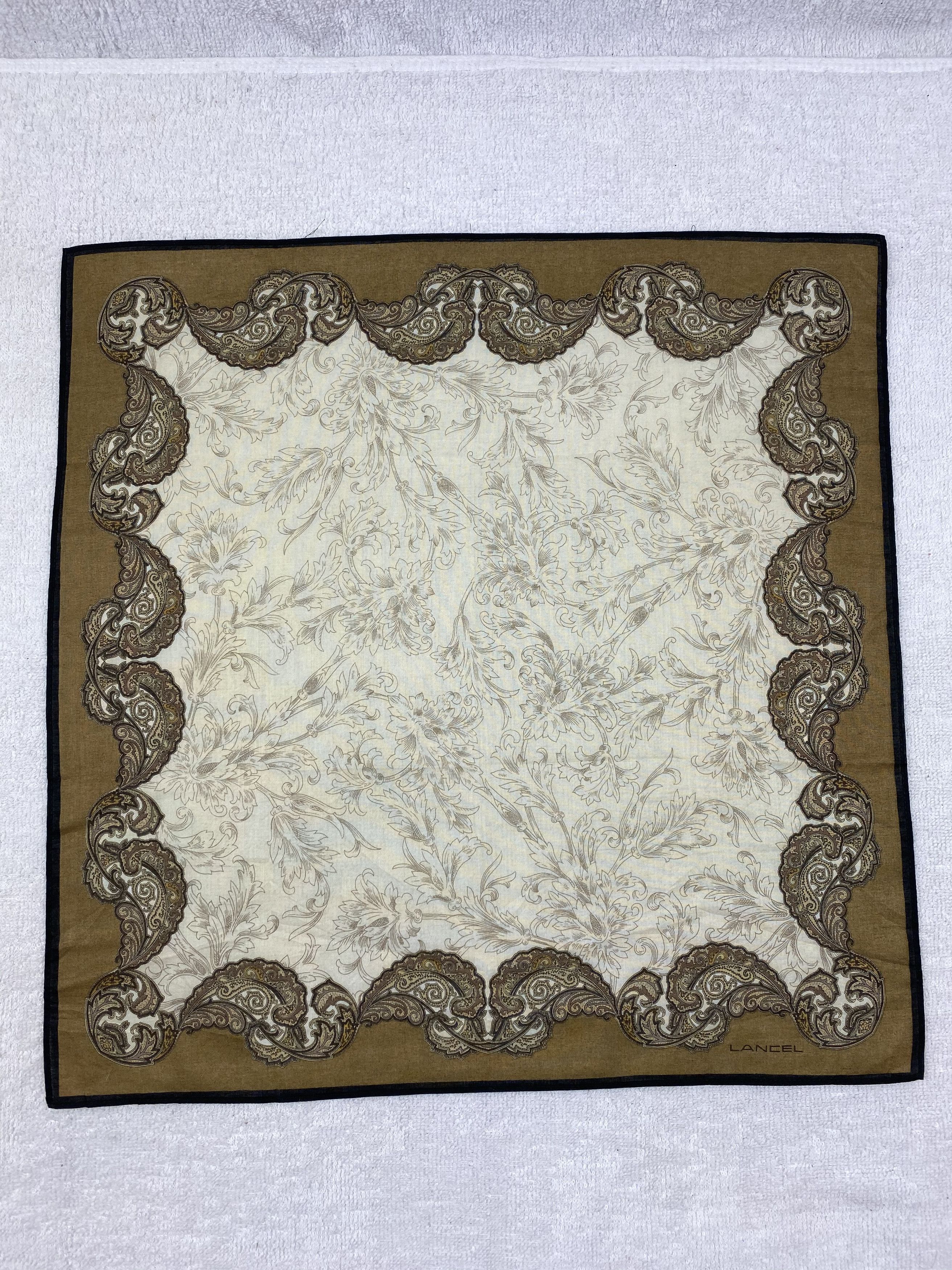 Lancel × Vintage Lancel Handkerchief / Bandana / Neckerchief Size ONE SIZE - 3 Thumbnail
