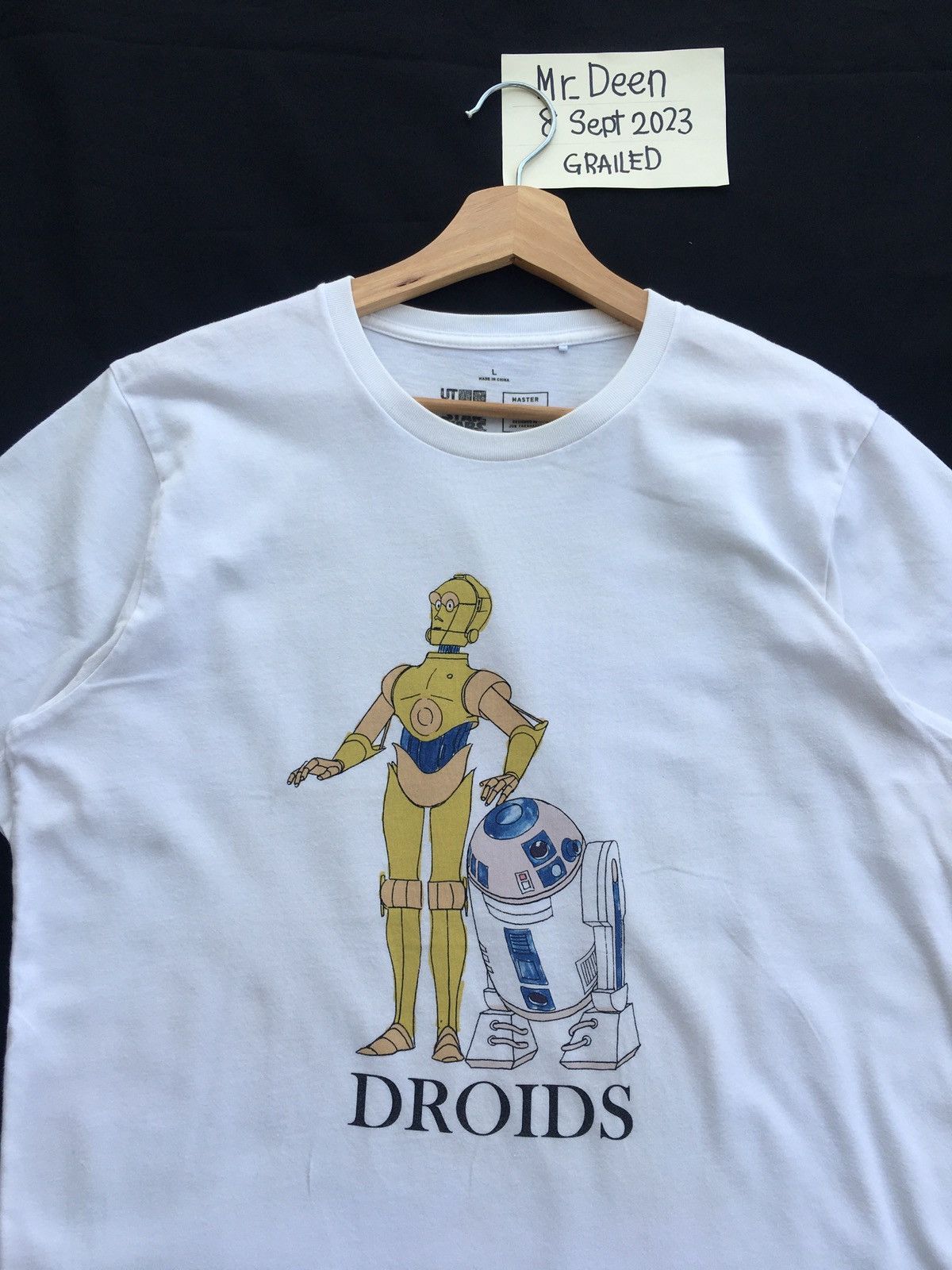 Jun Takahashi Rare Uniqlo Droids Jun Takahashi Tshirt Size US L / EU 52-54 / 3 - 5 Thumbnail
