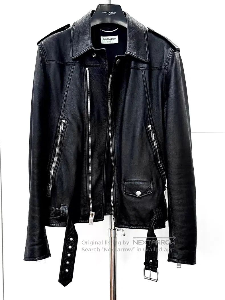 Saint Laurent Paris Saint Laurent Paris Black Samurai Witch Leather Jacket i Size US M / EU 48-50 / 2 - 1 Thumbnail
