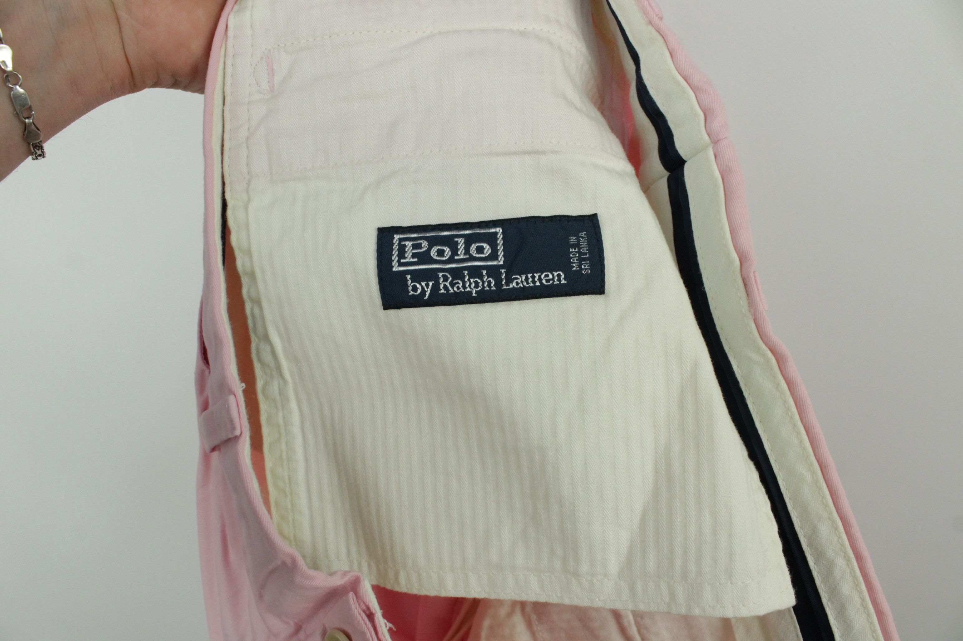 Polo Ralph Lauren Polo Ralph Lauren Pink Cotton Regular Fit Chino Shorts Size US 32 / EU 48 - 5 Thumbnail