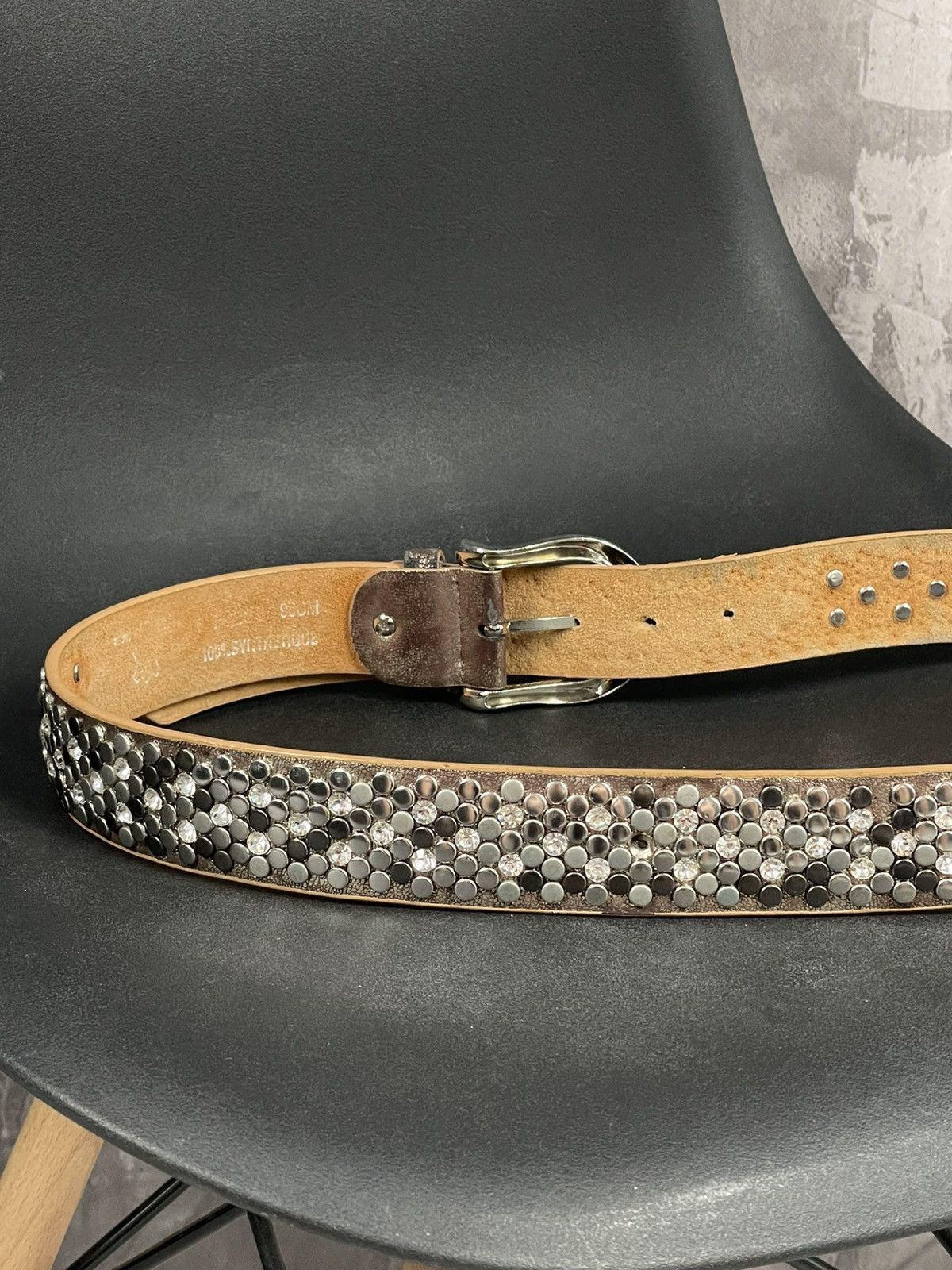 Vintage Y2K studded archival punk bb Simon cyber Japan style belt Size ONE SIZE - 6 Thumbnail