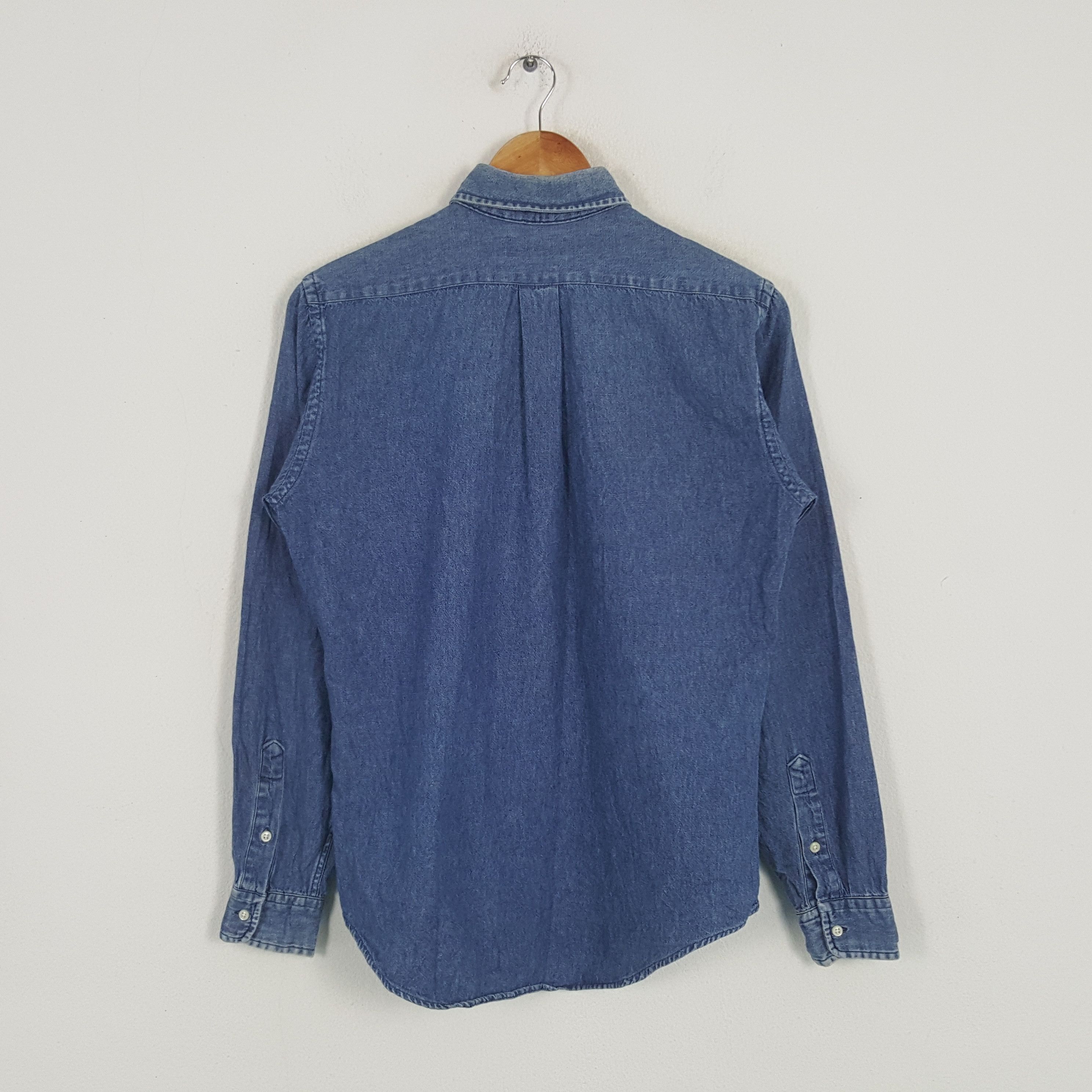 Designer × Polo Ralph Lauren × Vintage Vintage Polo Ralph Lauren American Denim Shirt Button Up Size US M / EU 48-50 / 2 - 3 Thumbnail