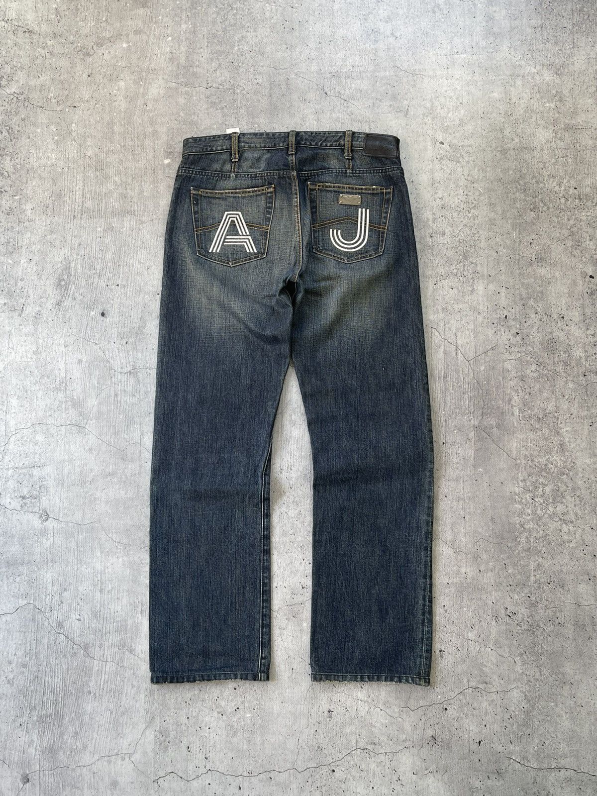 Other Armani Jeans Big Logo Denim Jeans Size US 34 / EU 50 - 2 Thumbnail