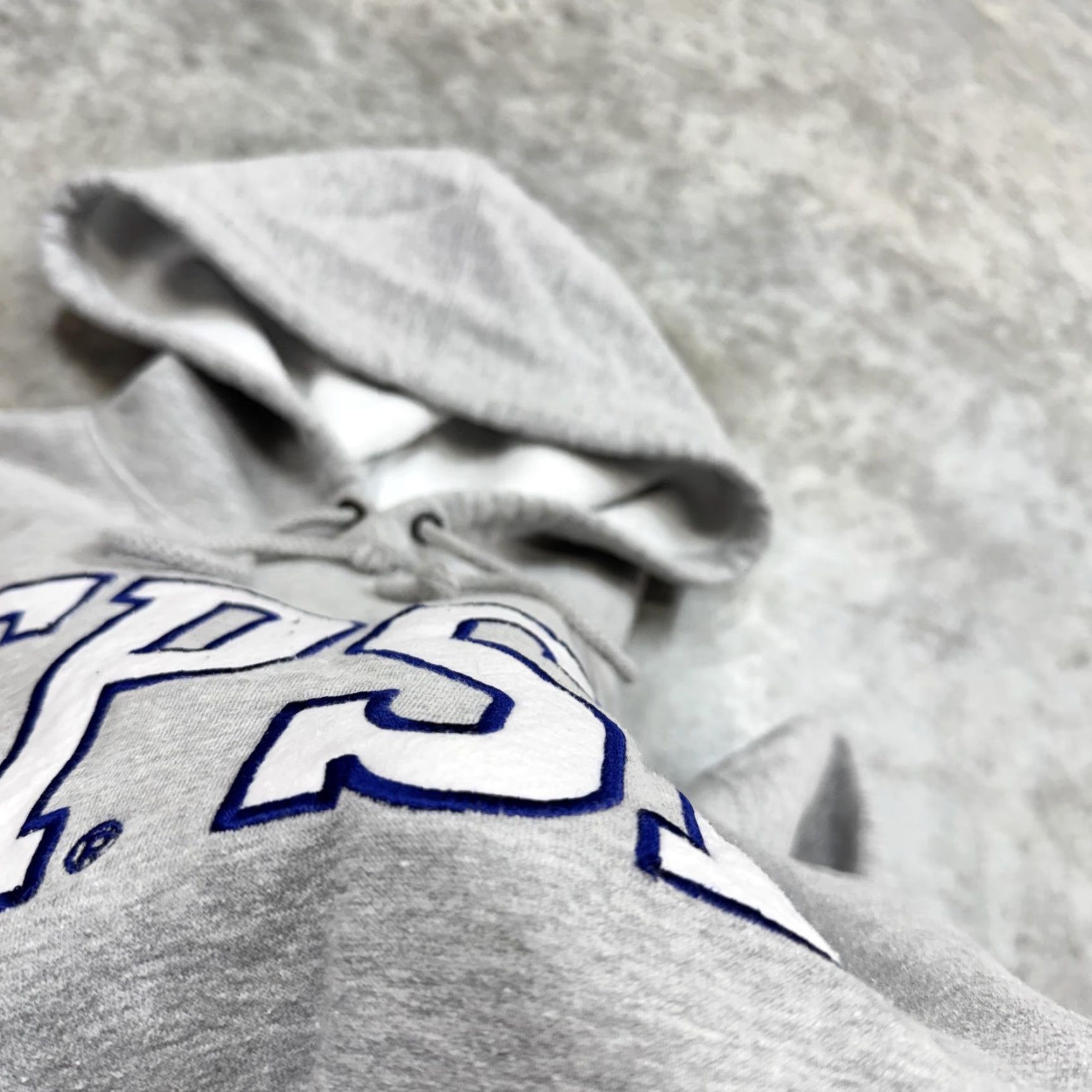 Champion VINTAGE Pepsi Hoodie Mens Small Gray Pullover Fleece Champion Spell Out 90s Size US S / EU 44-46 / 1 - 3 Thumbnail