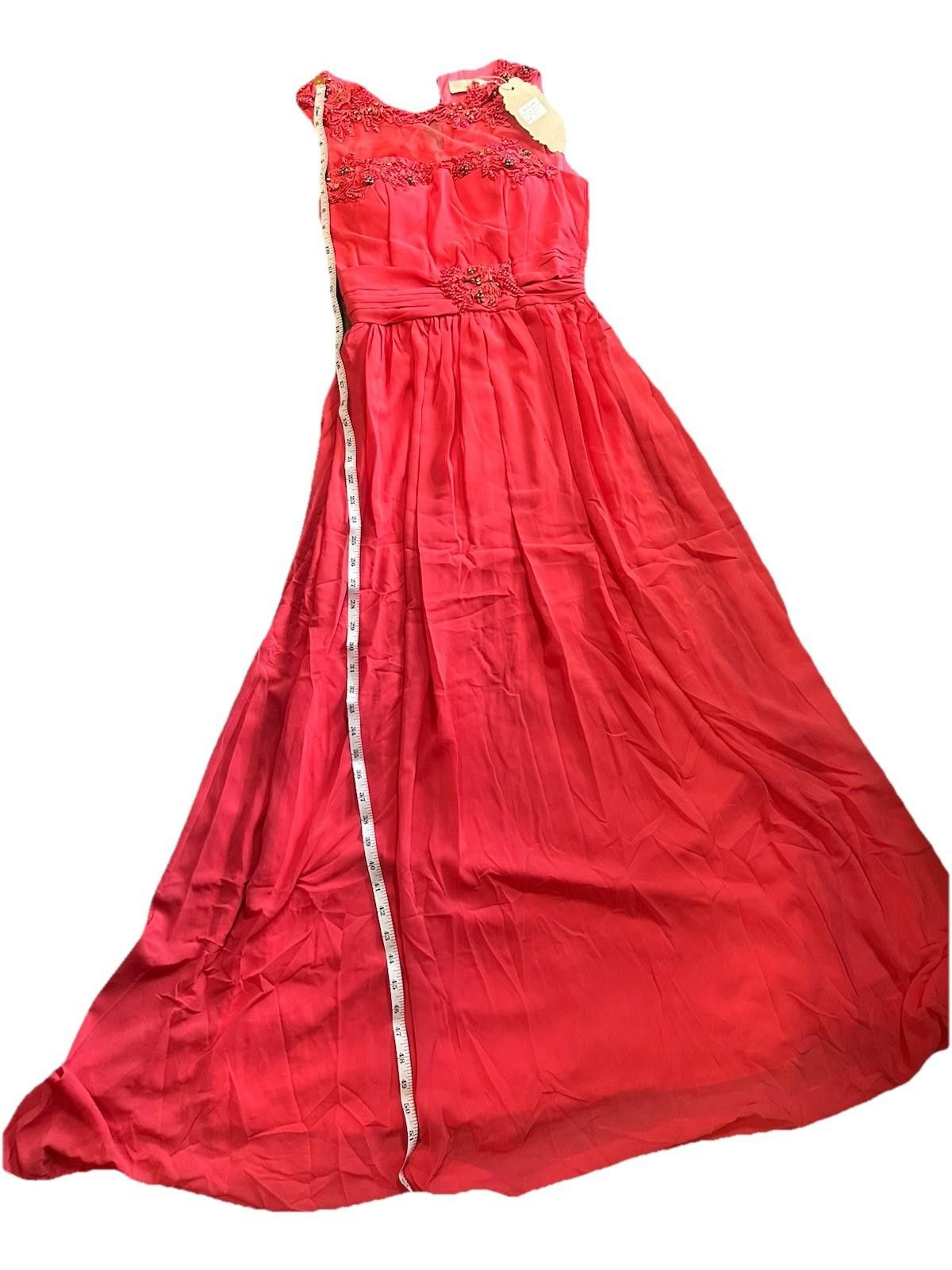 Other Neslay Maxi Beaded Pink Sleeveless Formal Dress Size Small Size S / US 4 / IT 40 - 7 Thumbnail