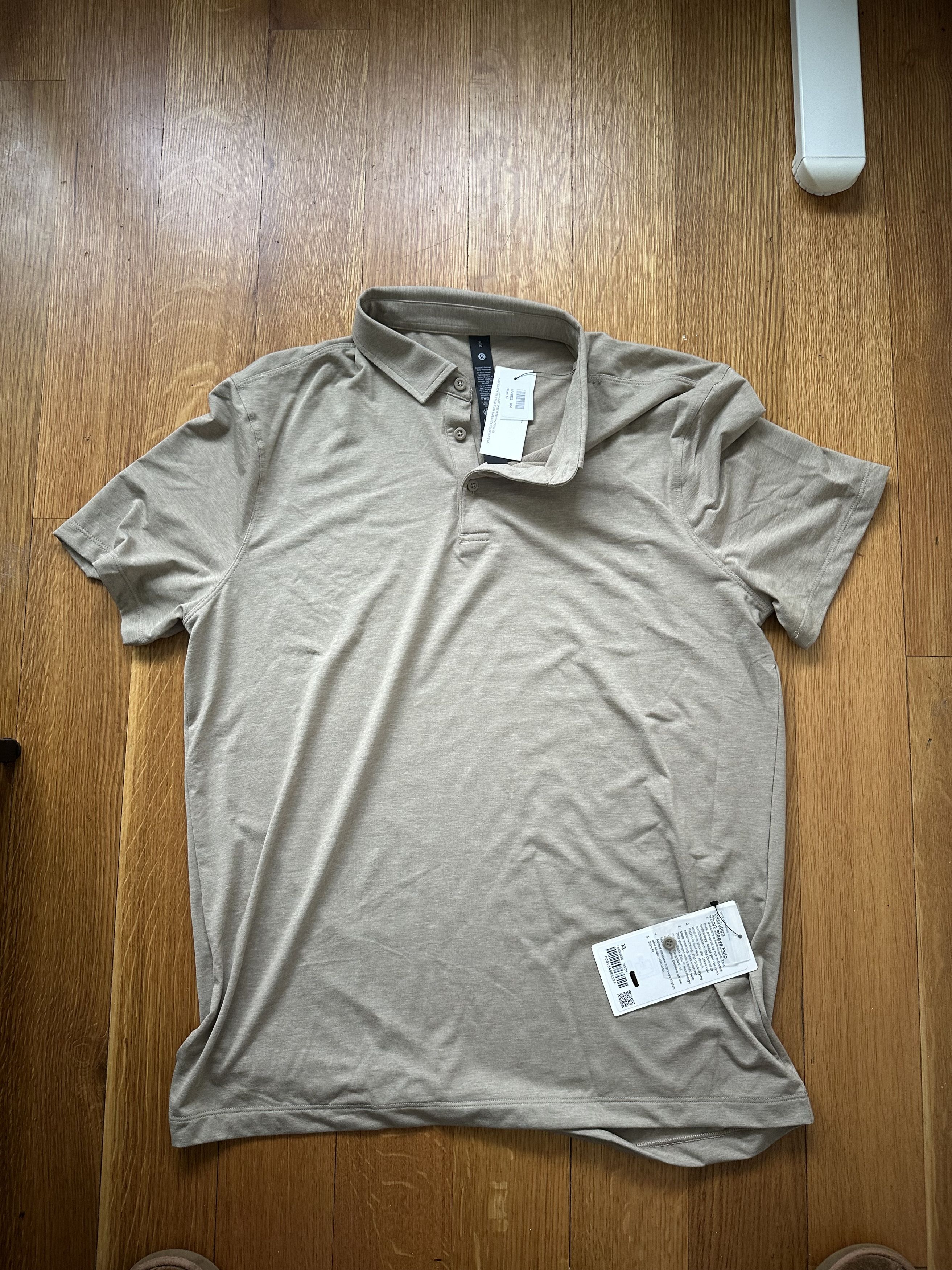 Lululemon Lululemon Golf Polo - Taupe Size US XL / EU 56 / 4 - 1 Thumbnail