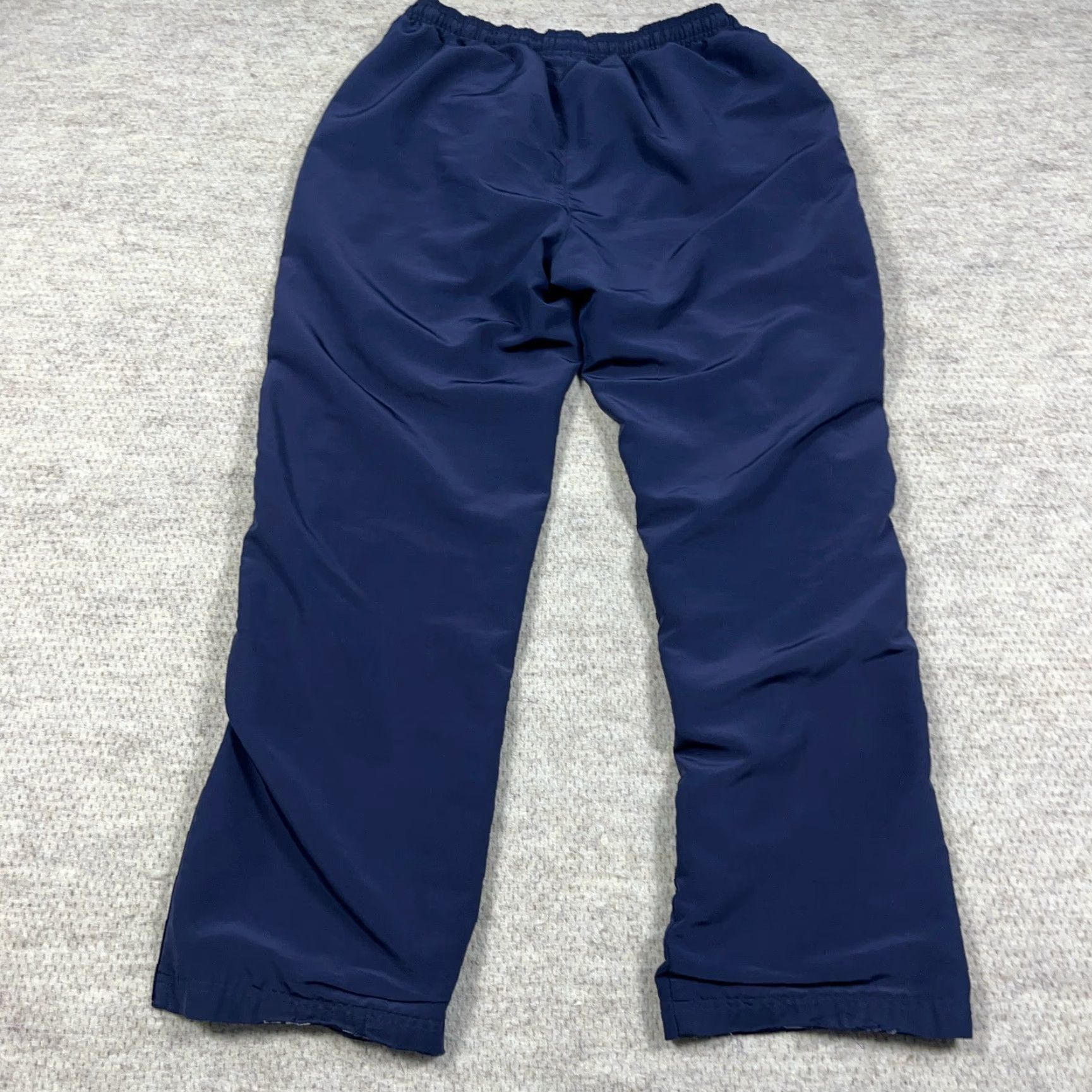Reebok VINTAGE Reebok Pants Men S Blue Windbreakers Track Suit Joggers Y2K Lined Size 36R - 3 Thumbnail