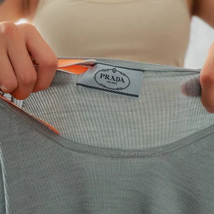 Prada PRADA Silk Women's Top. Size M / US 6-8 / IT 42-44 - 6 Thumbnail