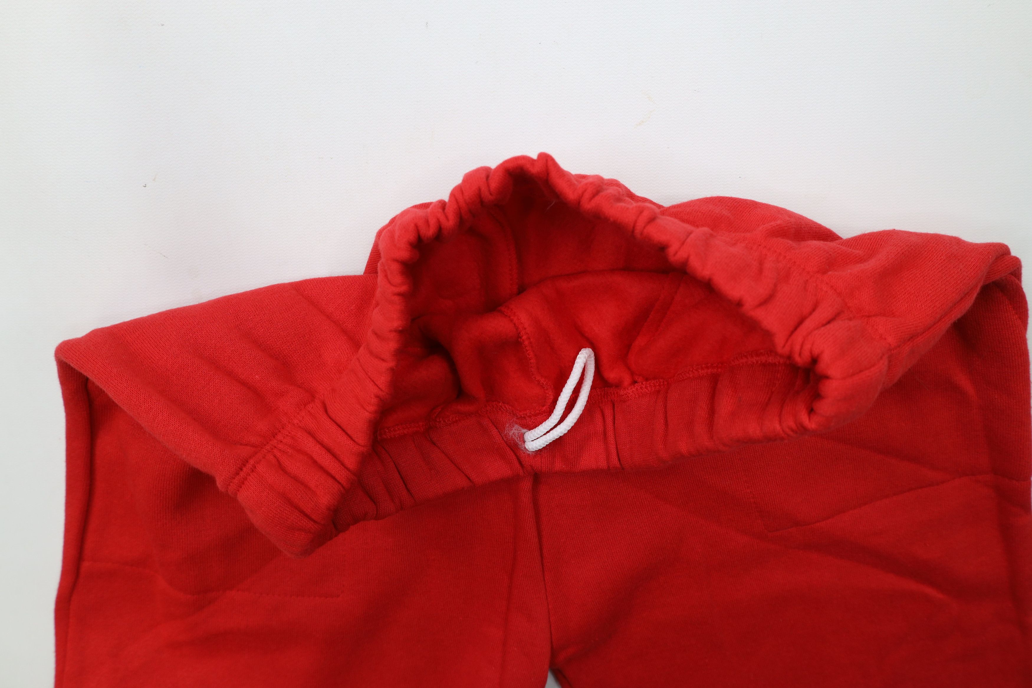 Vintage Deadstock Vintage 90s Streetwear Sweatpants Joggers Red USA Size US 36 / EU 52 - 6 Thumbnail