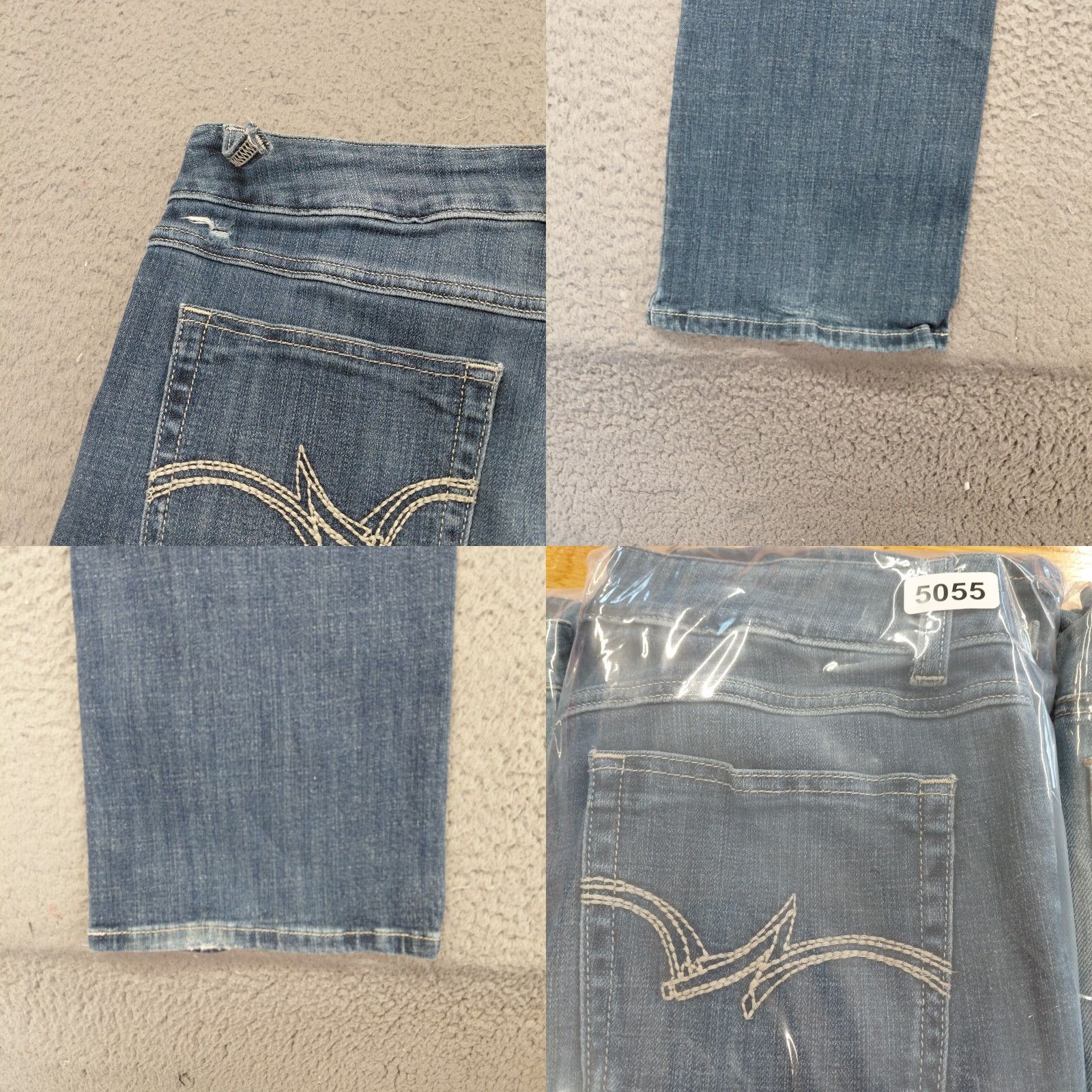 Wrangler Wrangler Jeans Women's 9/34 Bootcut Blue Dark Wash Stretch Western Denim Jeans Womens Size 30" / US 8 / IT 44 - 9 Thumbnail