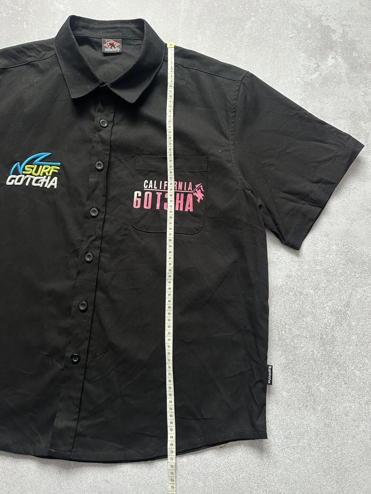 Designer × Gotcha Gotcha California Surf style shirts button up size L Size US L / EU 52-54 / 3 - 8 Thumbnail