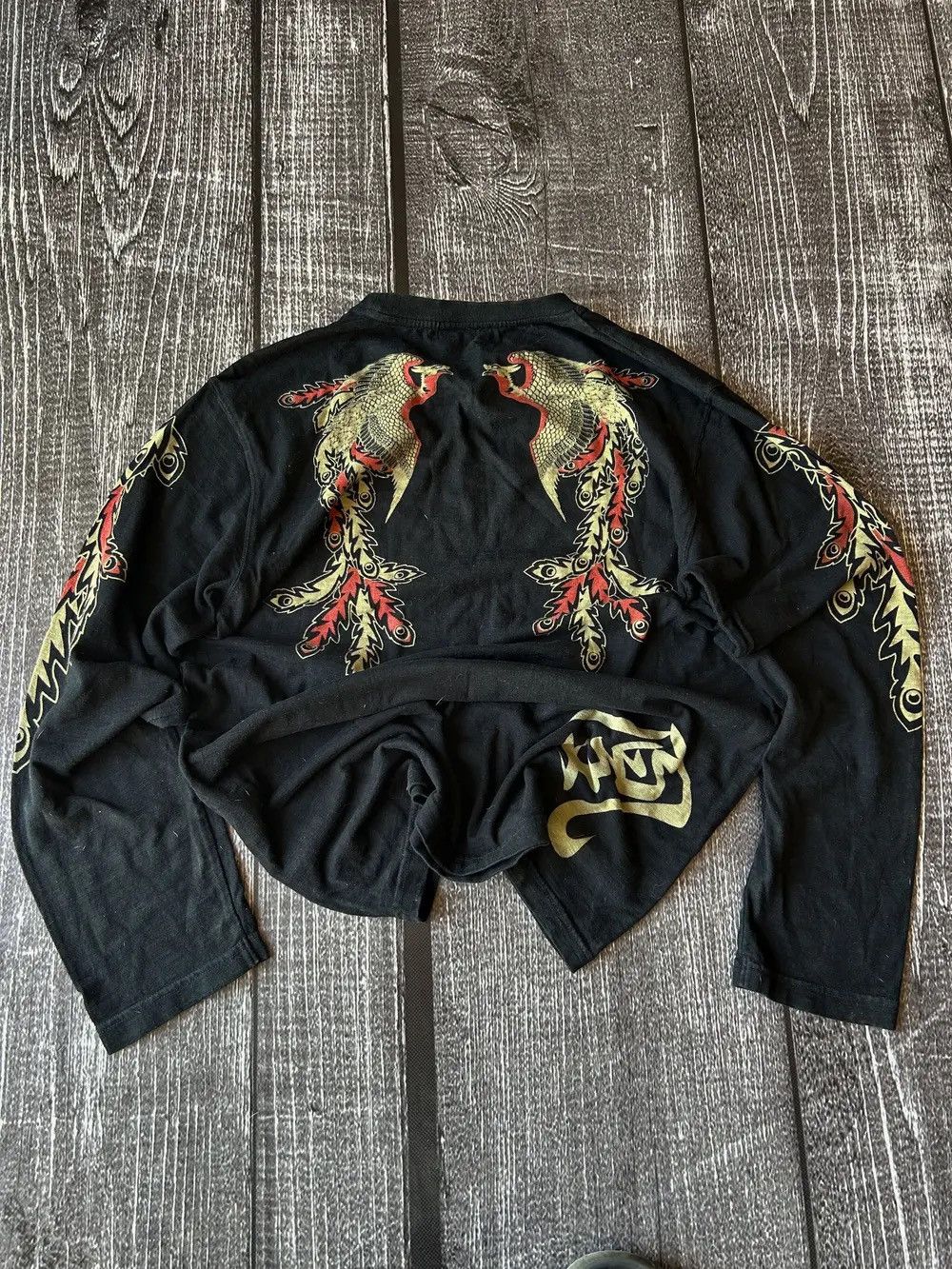 Hysteric Glamour × Japanese Brand Vintage Streetwear Japanese Evisu Style Long Sleeve 90s Size US M / EU 48-50 / 2 - 1 Thumbnail